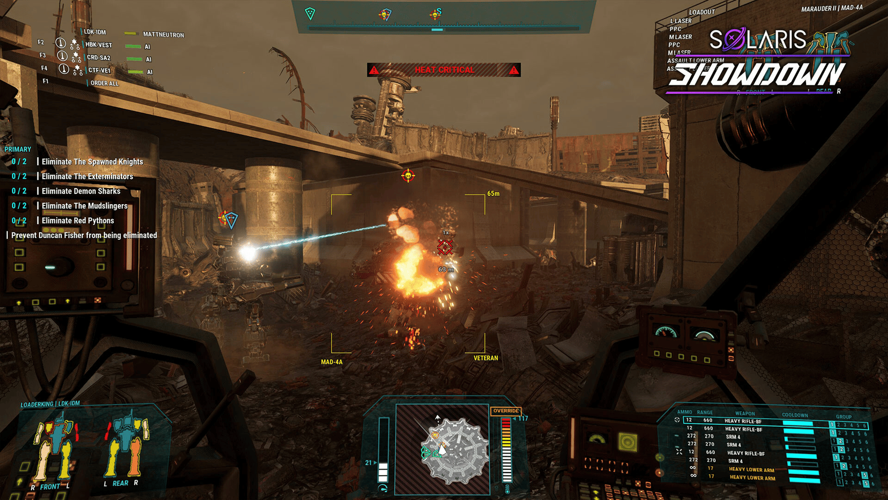 MechWarrior 5: Mercenaries - Solaris Showdown screenshot