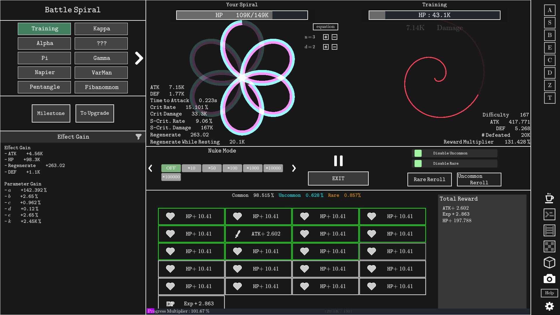 Idle Spiral: Custom Spiral Pack - Screenshot