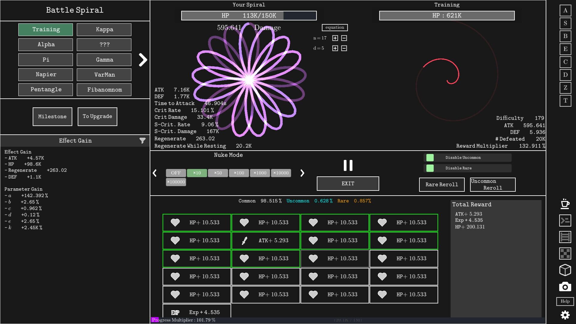 Idle Spiral: Custom Spiral Pack - Screenshot