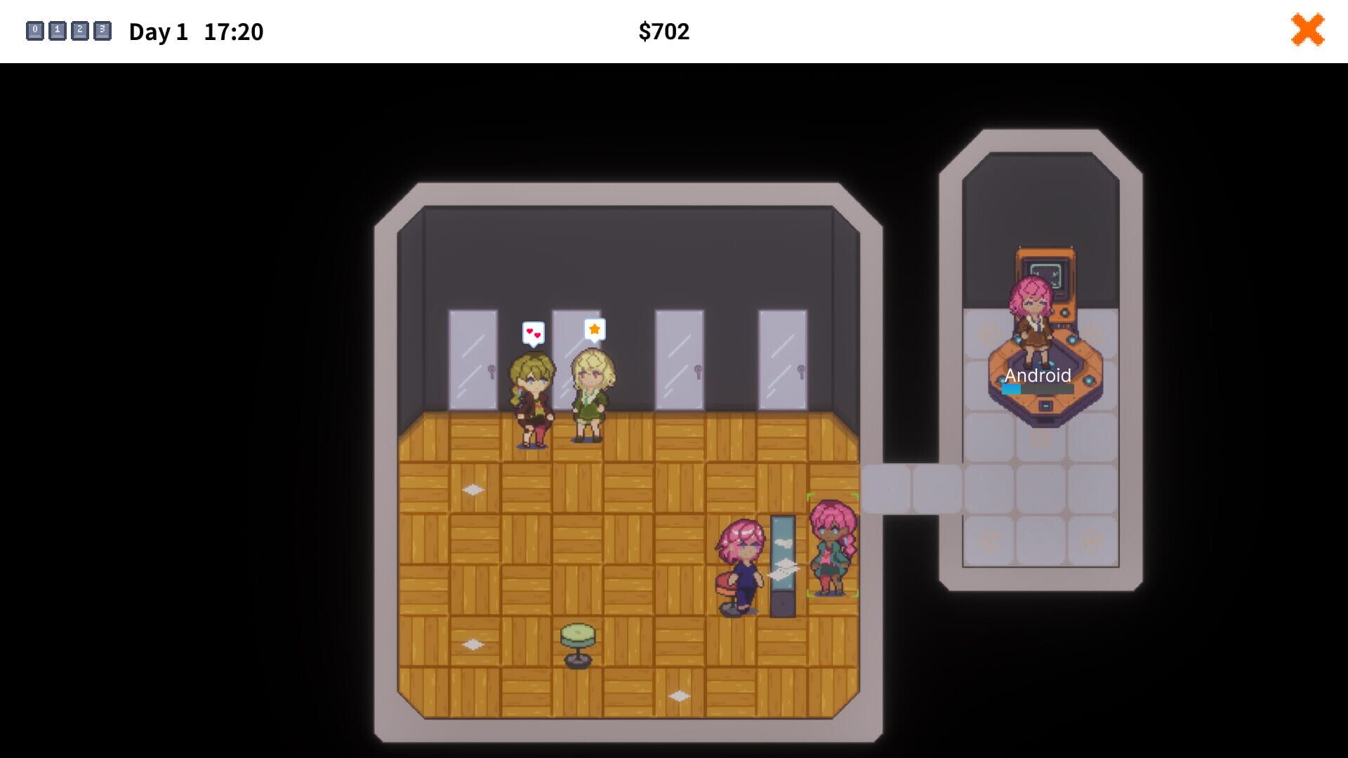 Synthetica: Cyber Club Manager - Screenshot