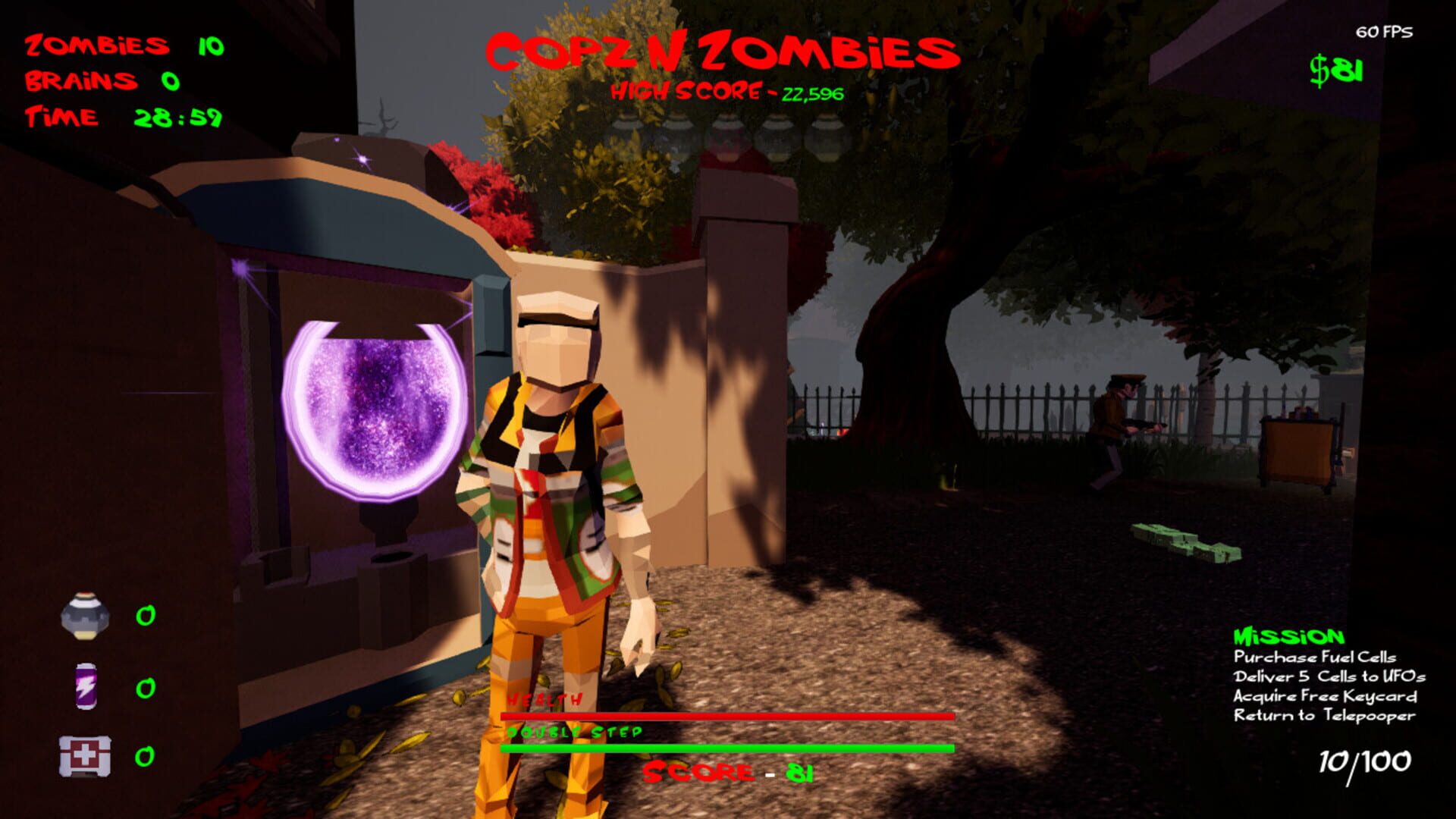 Copz N Zombies - Screenshot