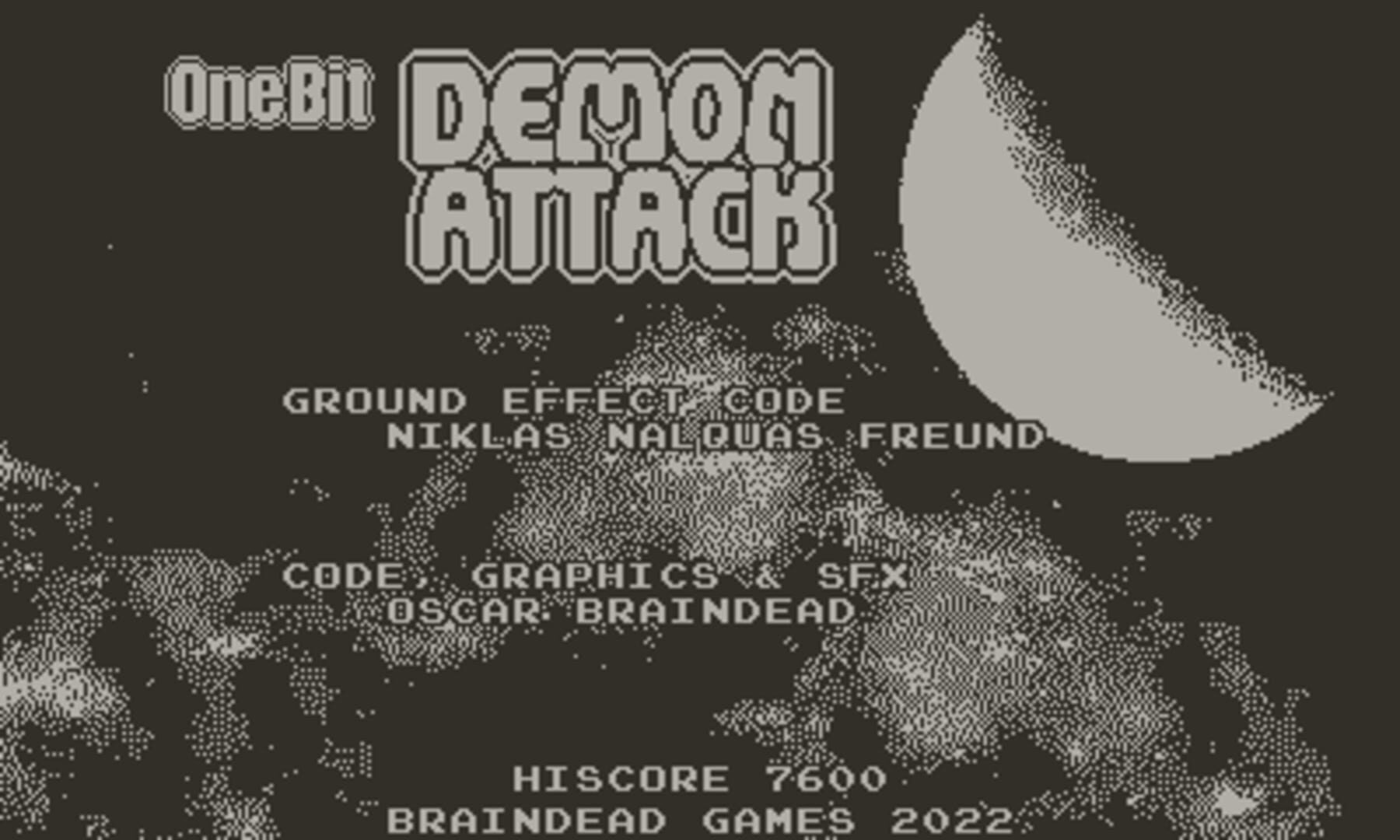 OneBit Demon Attack - Screenshot