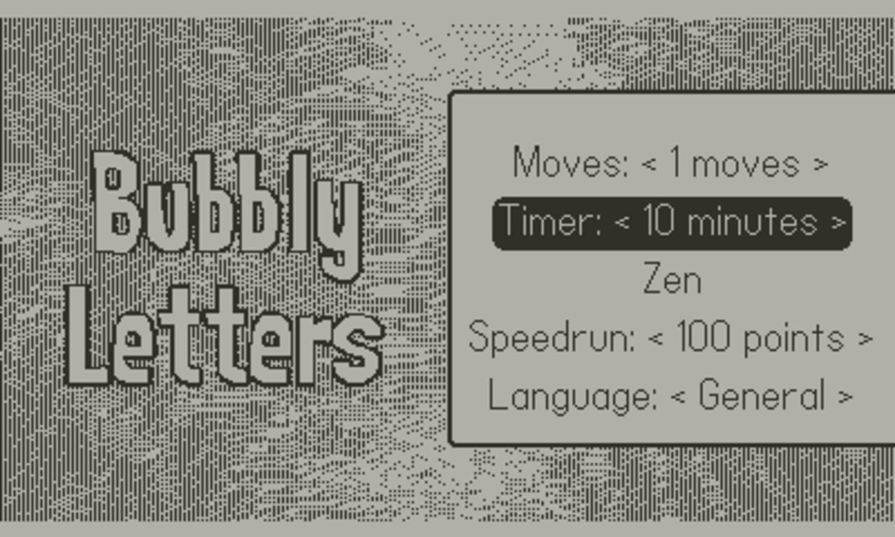 Bubbly Letters - Screenshot
