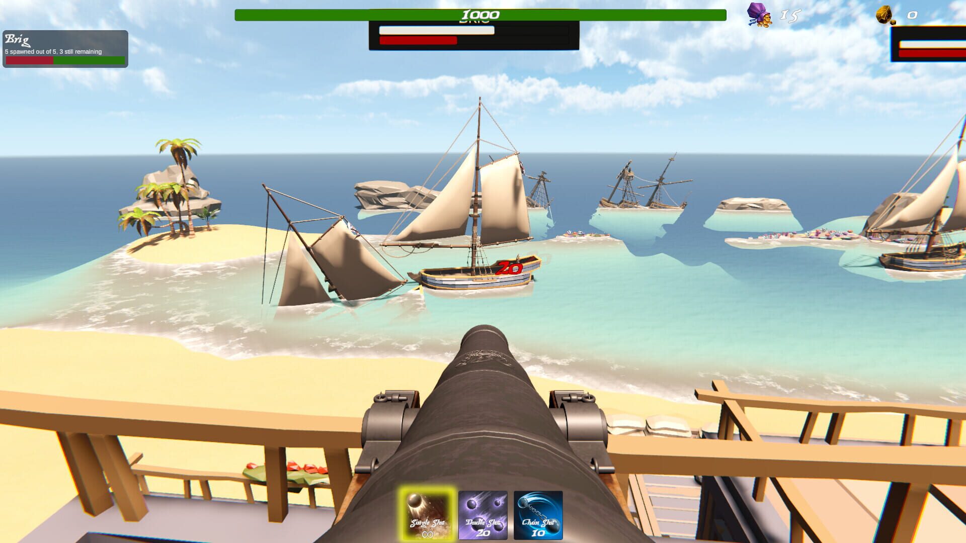 Booty Barrage - Screenshot
