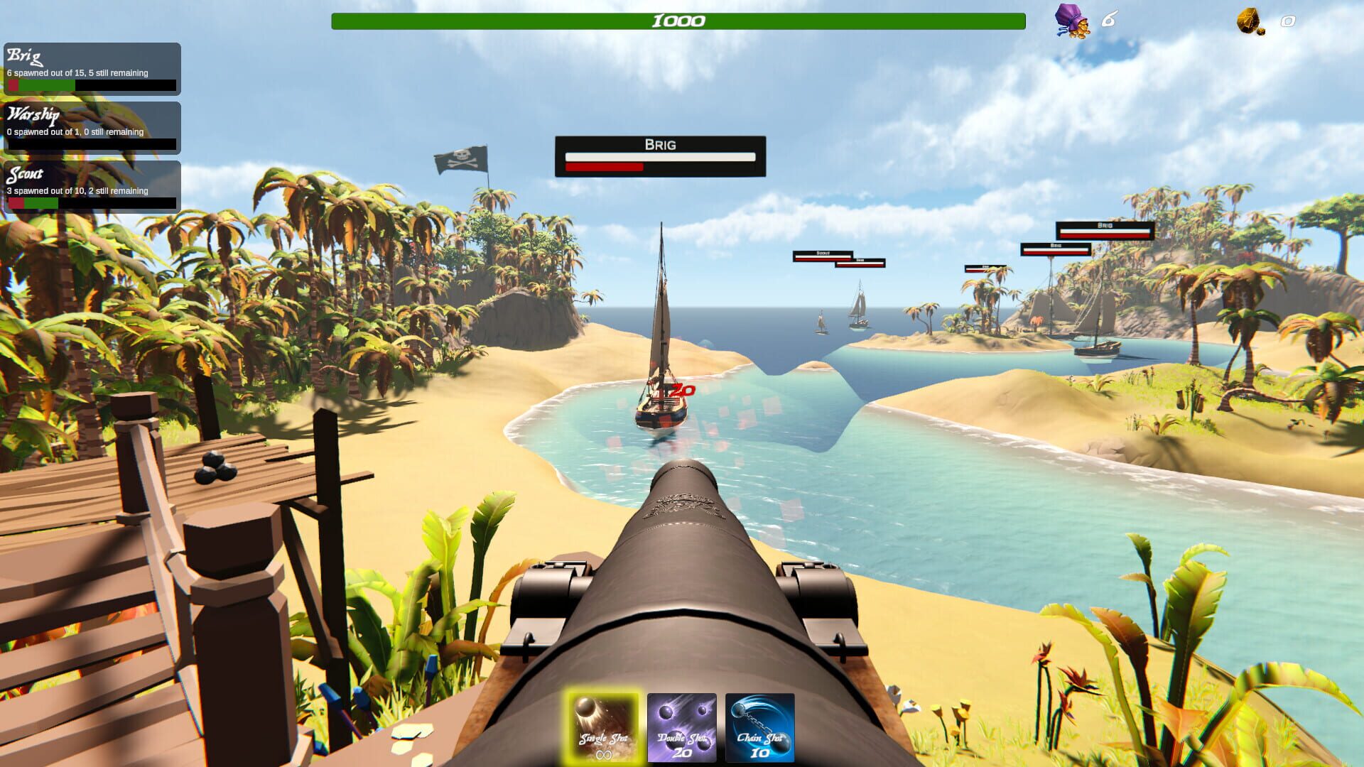 Booty Barrage - Screenshot