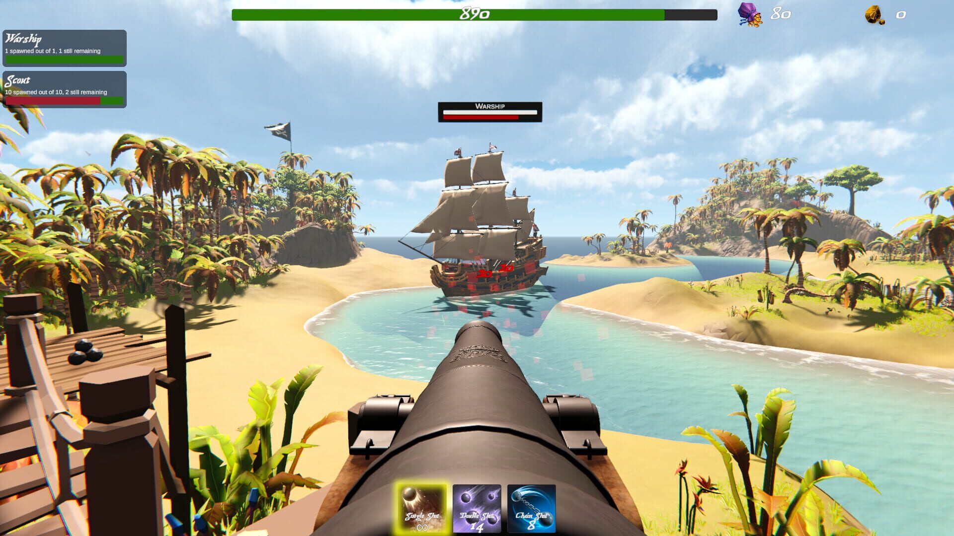 Booty Barrage - Screenshot