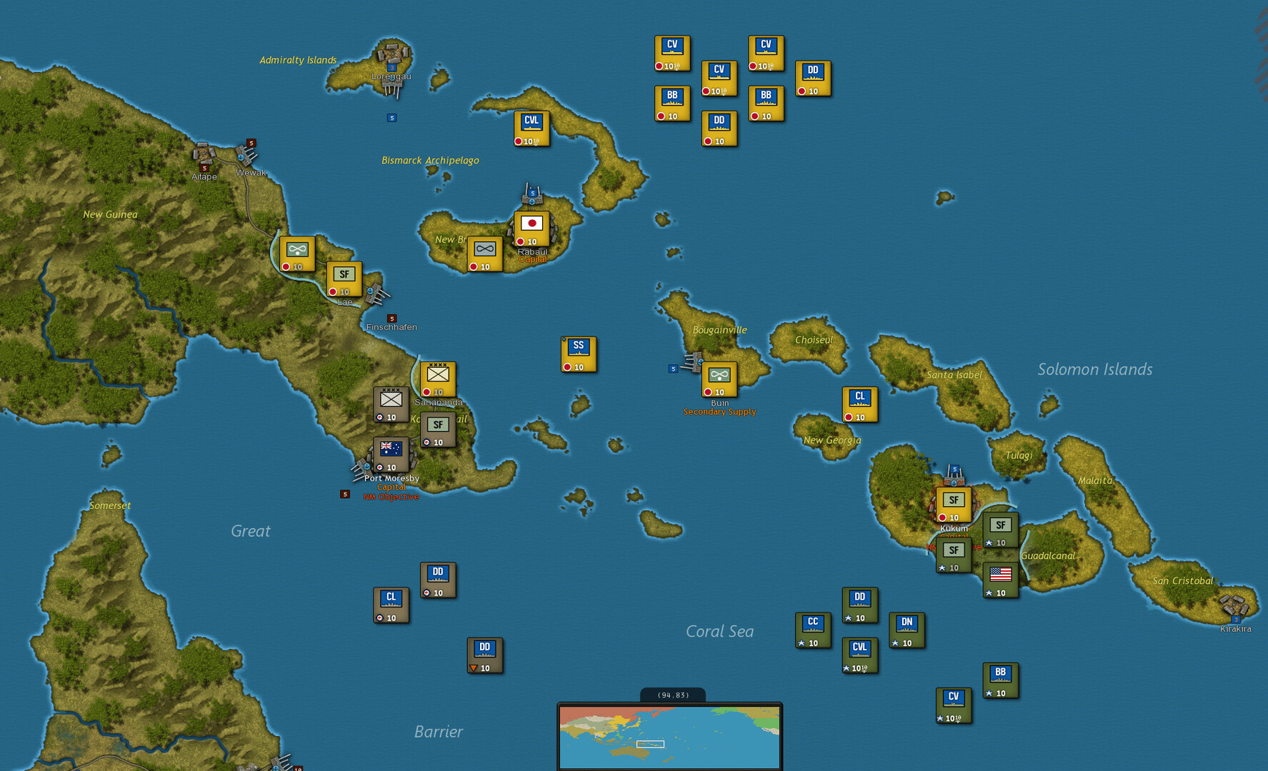 Strategic Command WWII: War in the Pacific screenshot