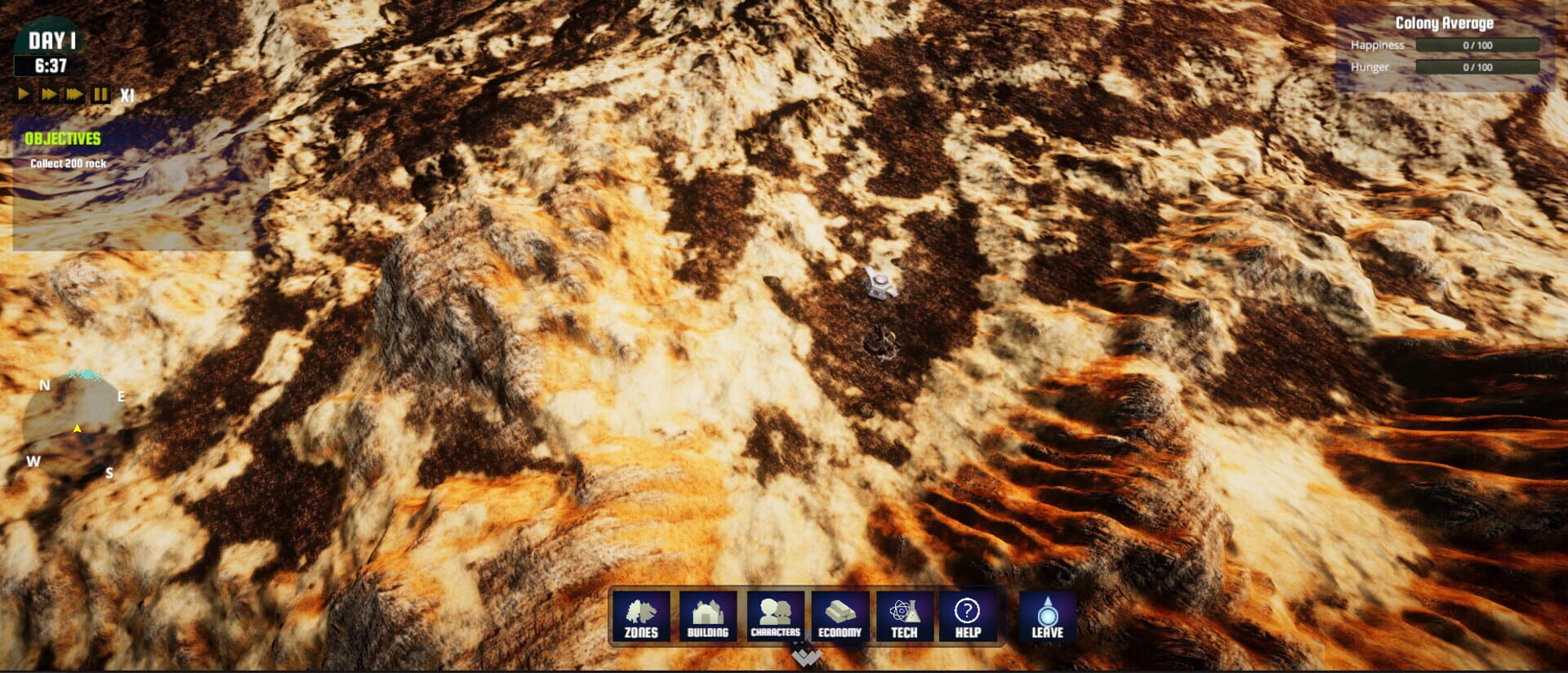 Colonization Simulator - Screenshot