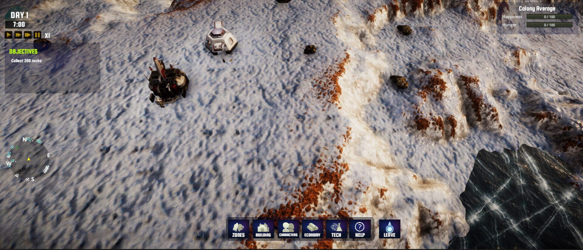 Colonization Simulator - Screenshot