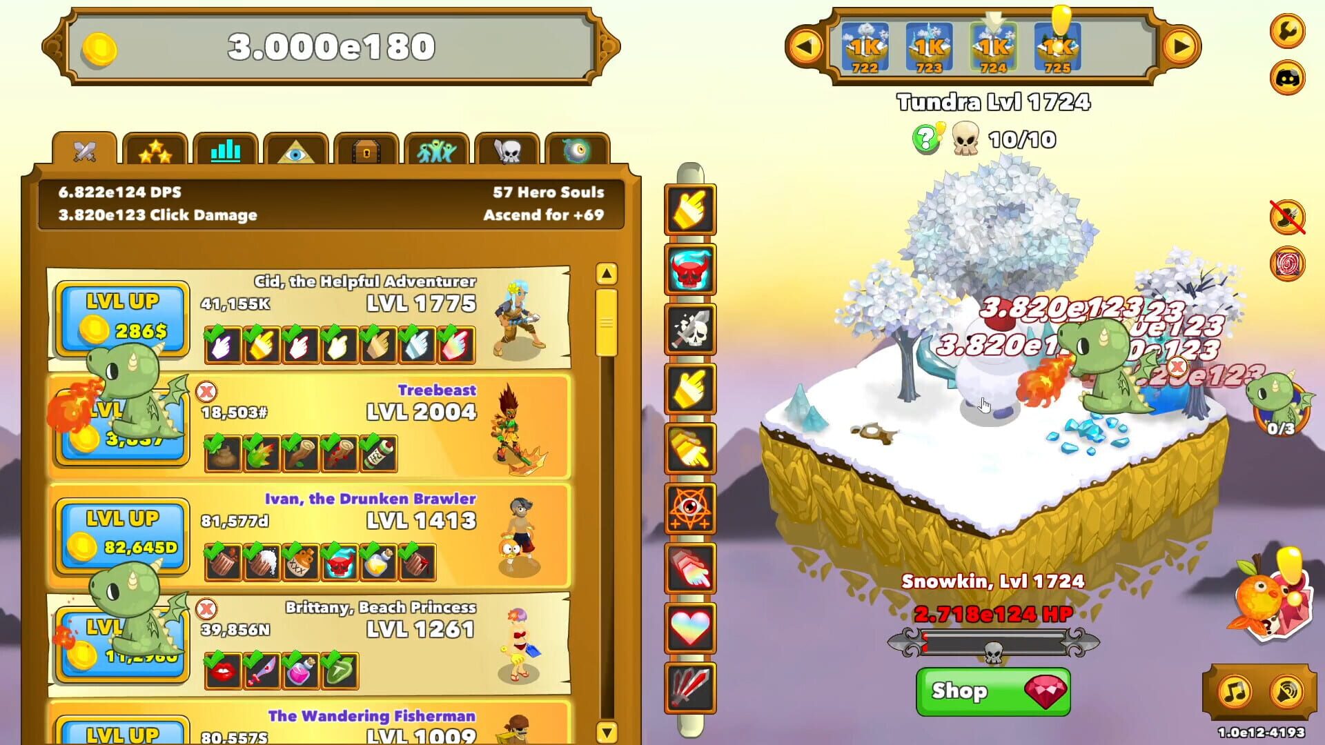 Clicker Heroes: Whelpling Auto Clicker - Screenshot