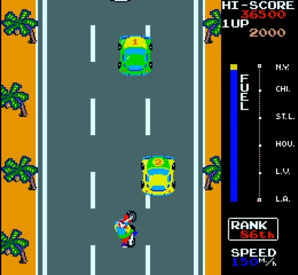 Captura de pantalla - MotoRace USA