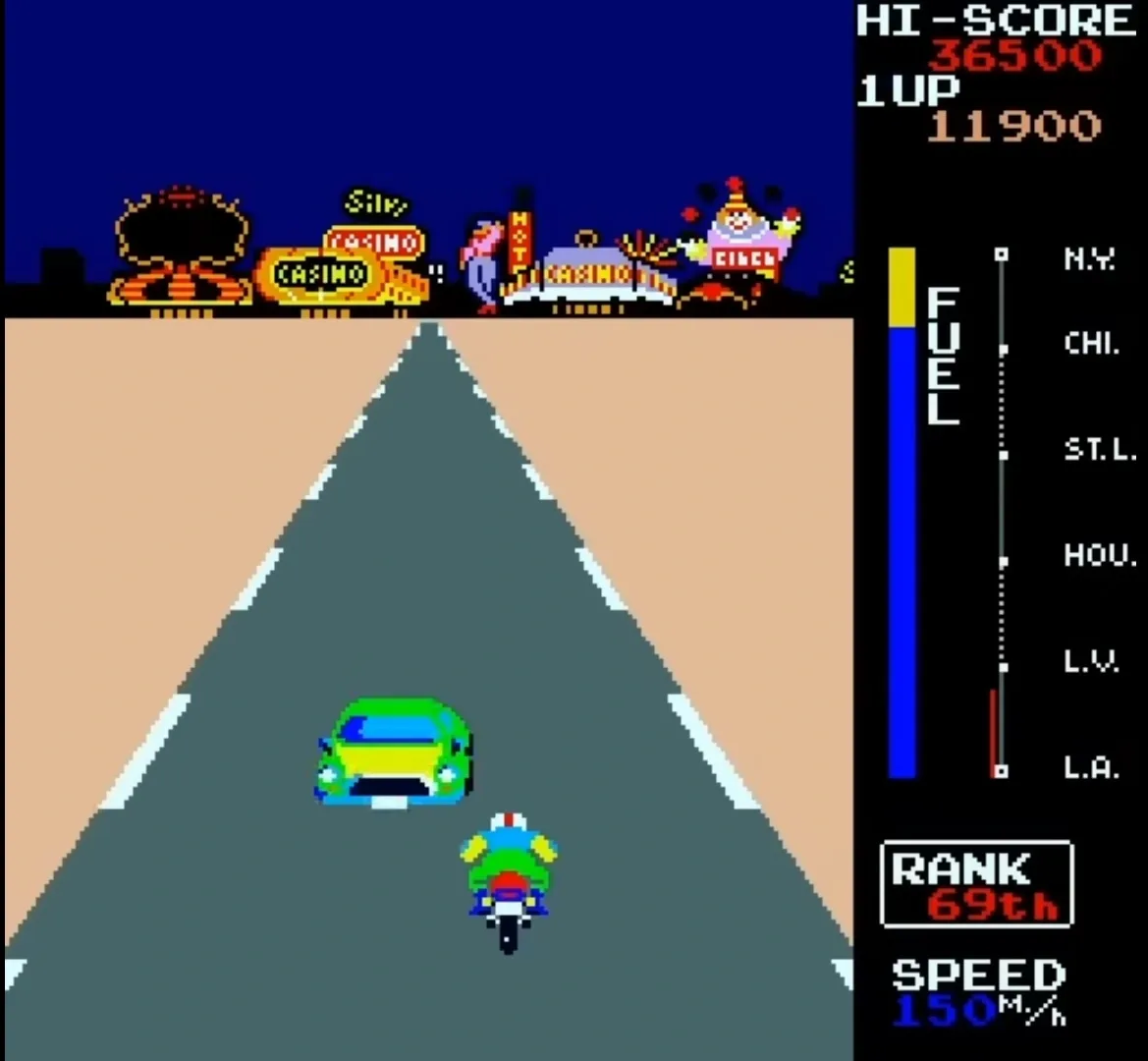 Captura de pantalla - MotoRace USA
