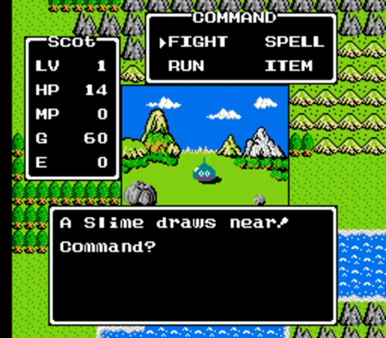 Captura de pantalla - Dragon Warrior