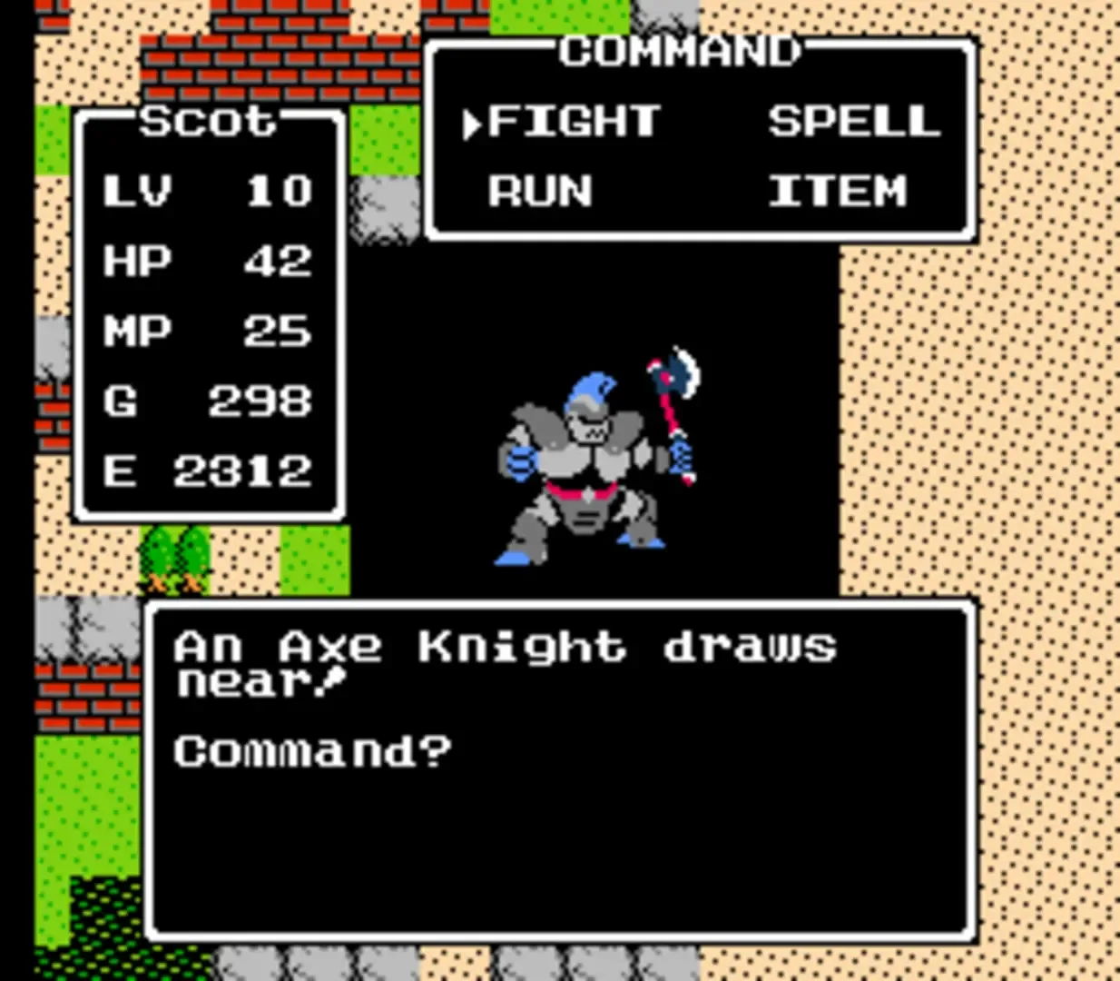 Captura de pantalla - Dragon Warrior