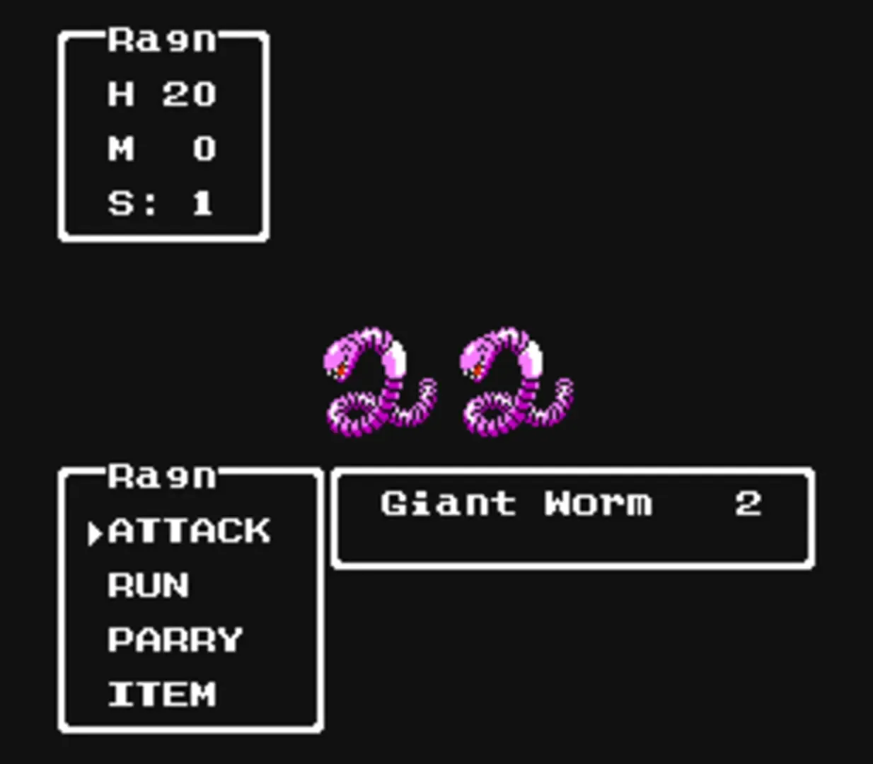 Captura de pantalla - Dragon Warrior IV