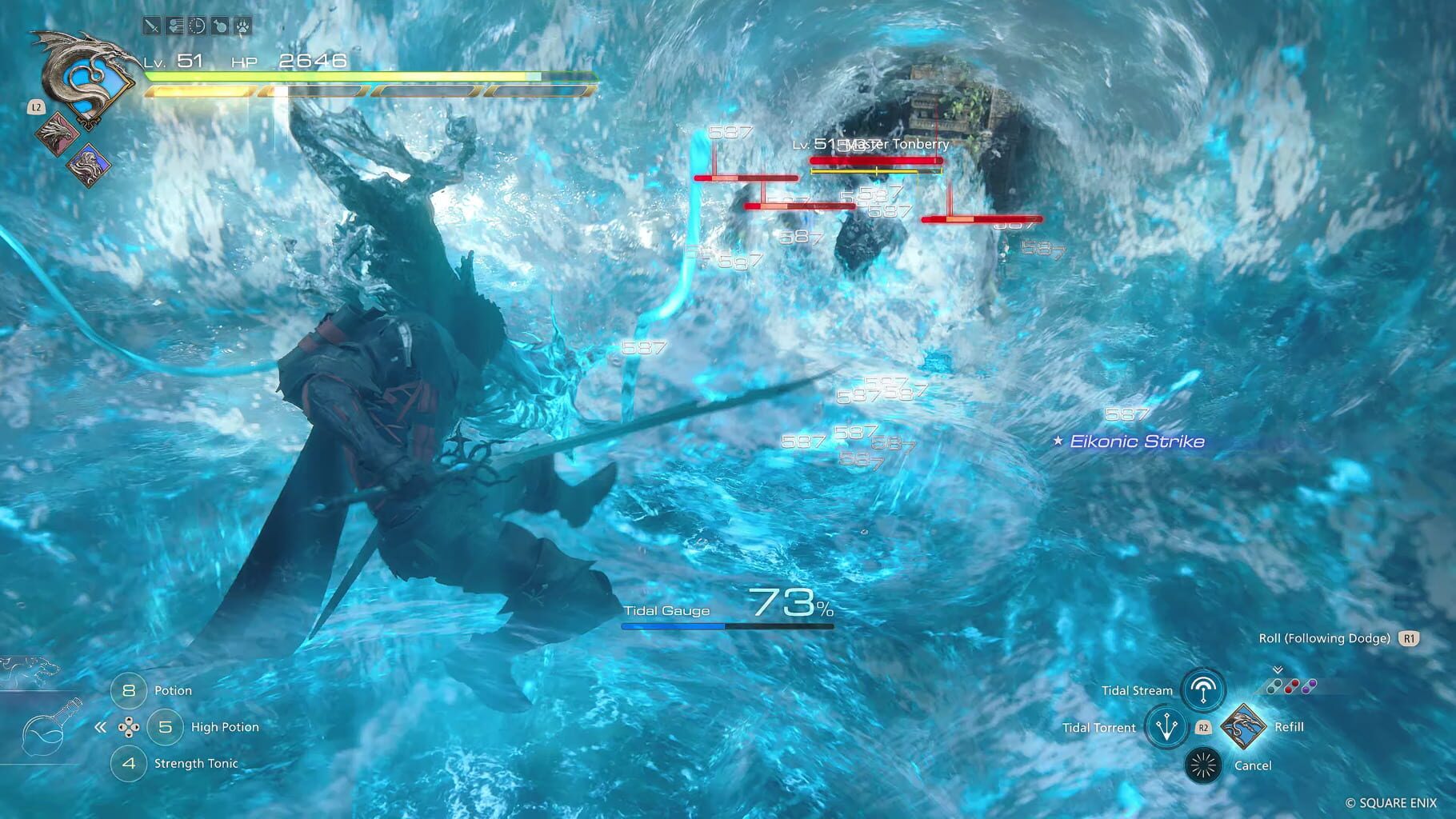 Captura de pantalla - Final Fantasy XVI: The Rising Tide