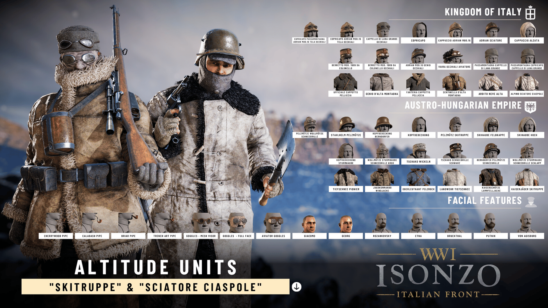 Isonzo: Altitude Units Pack screenshot