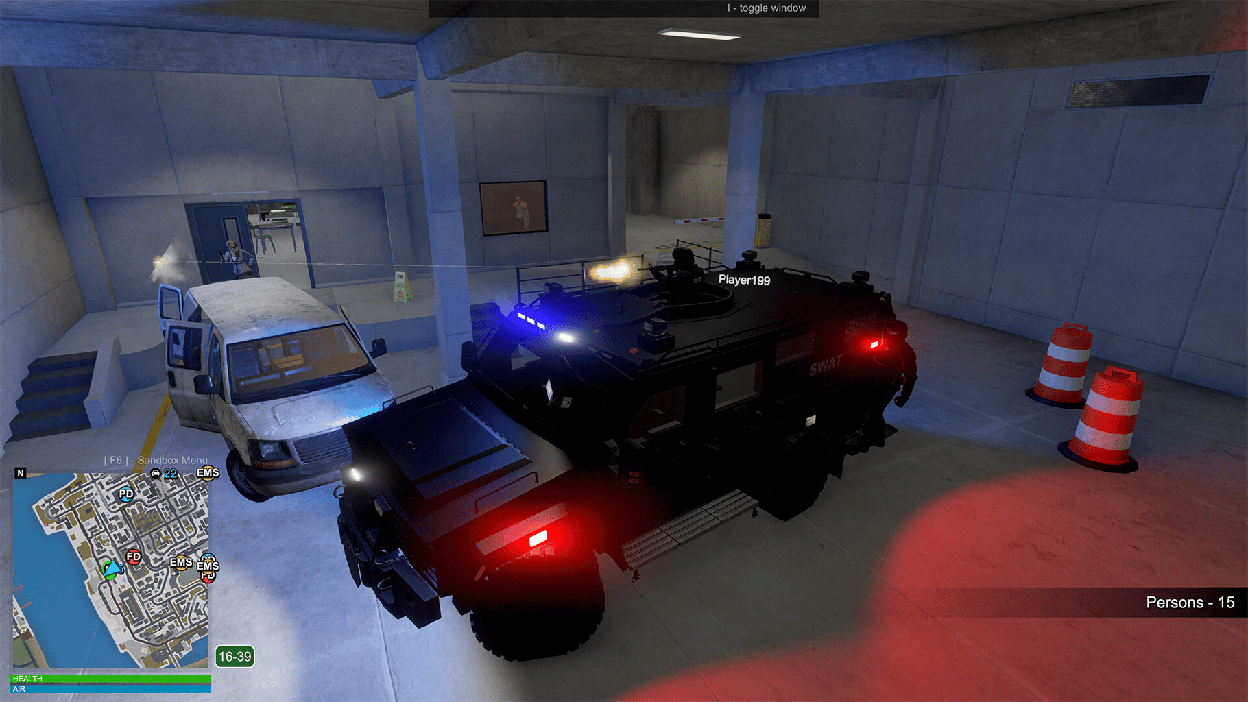 Flashing Lights: Beast Swat Truck DLC screenshot