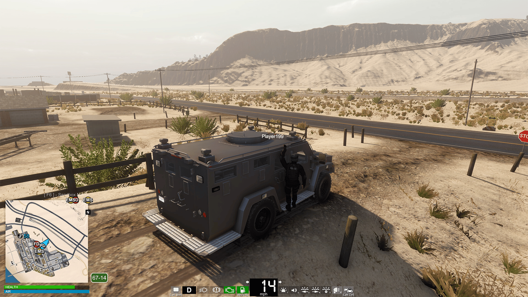 Flashing Lights: Beast Swat Truck DLC screenshot