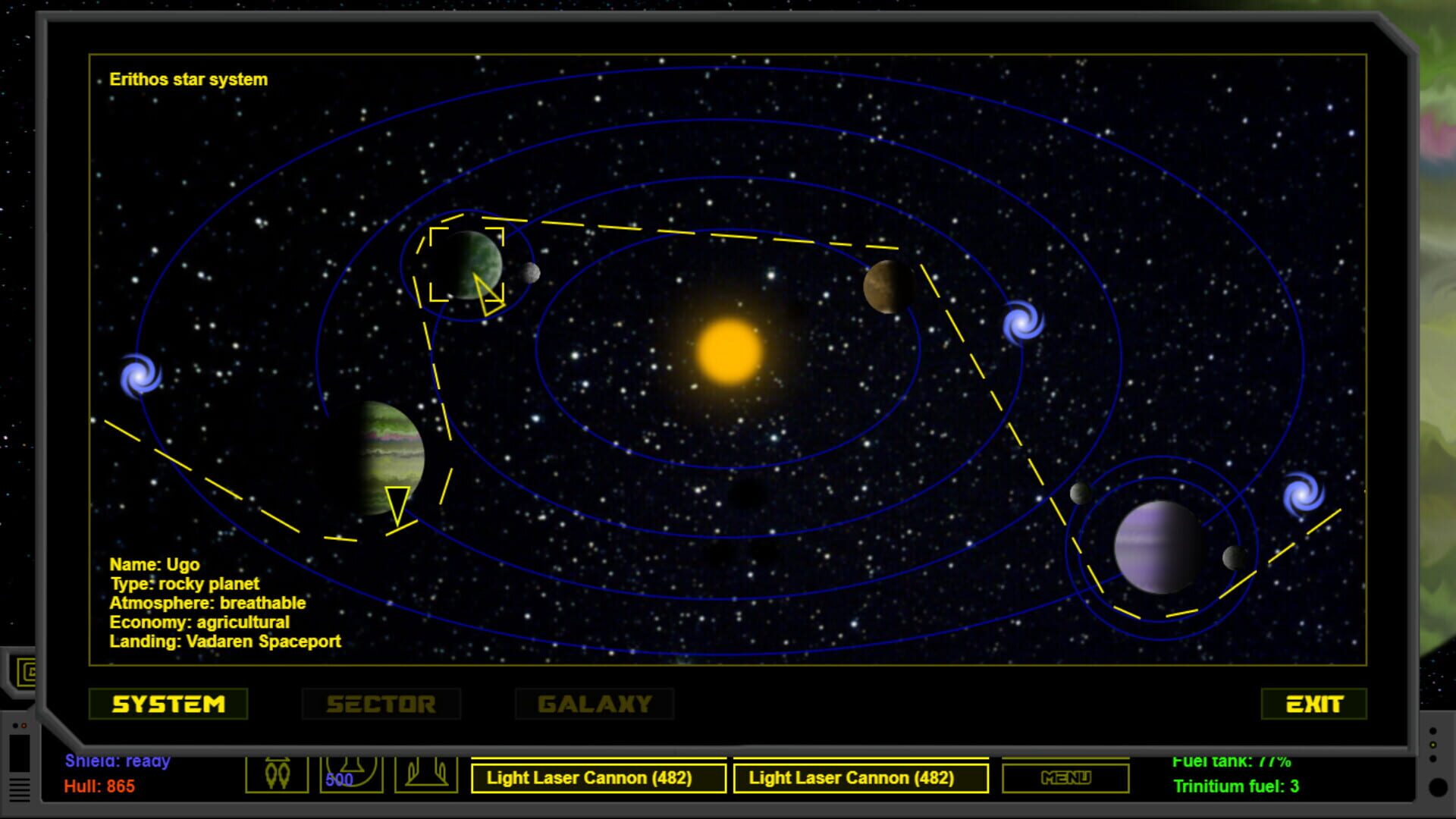 Hyperspacer - Screenshot