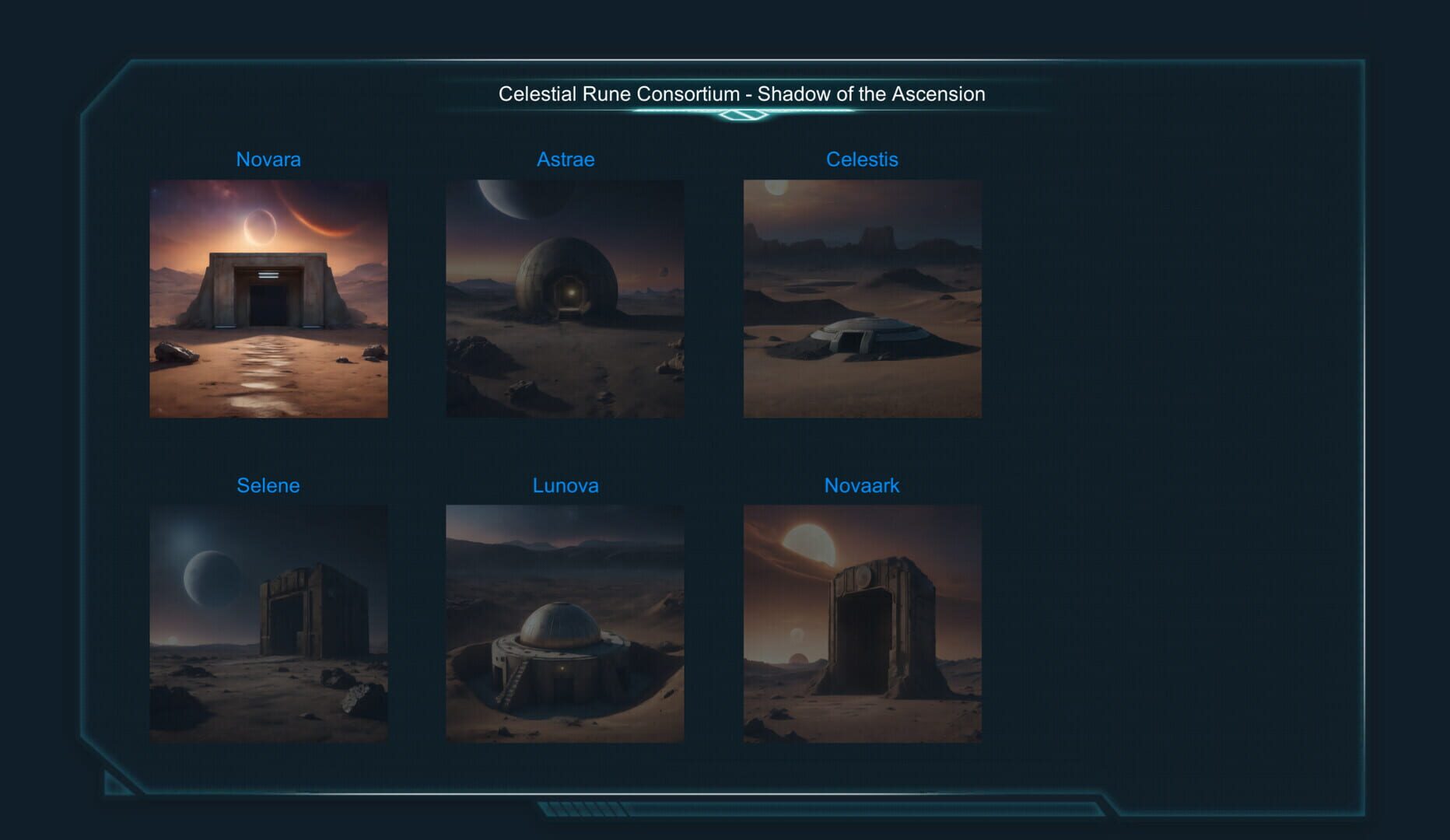 Celestial Rune Consortium: Shadows of Ascension - Screenshot