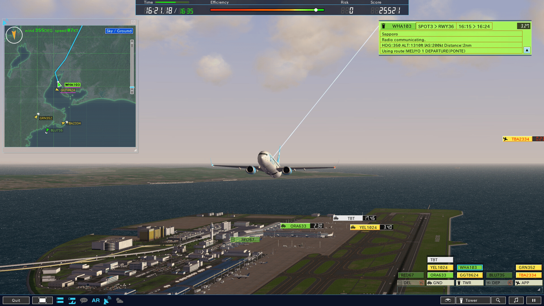 I am an Air Traffic Controller 4: Airport Nagoya - RJGG screenshot