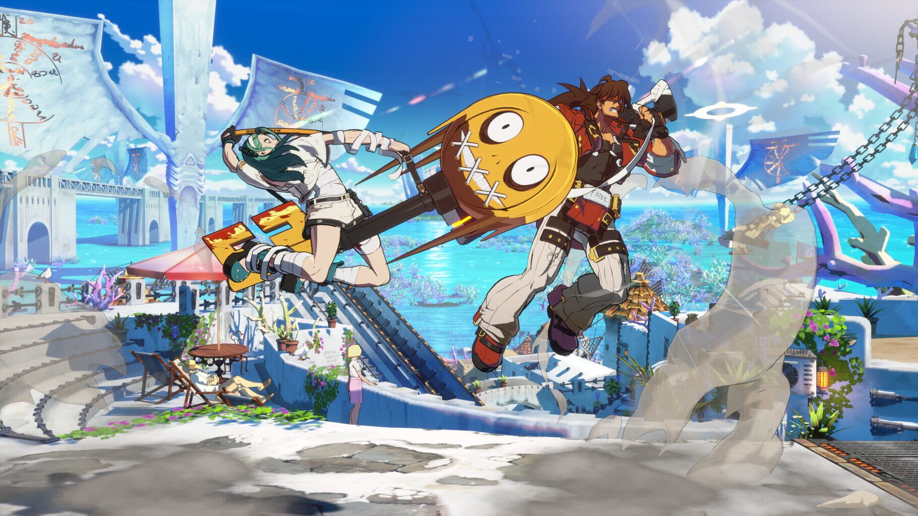 Guilty Gear: Strive - Additional Battle Stage: Fallen Prayer, Engulfed Lives screenshot