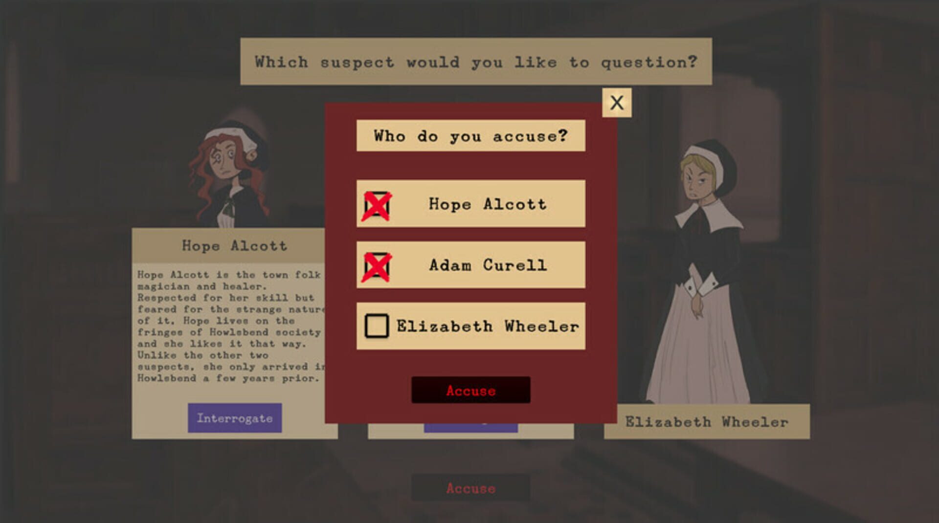 Hysteria in Howlsbend - Screenshot