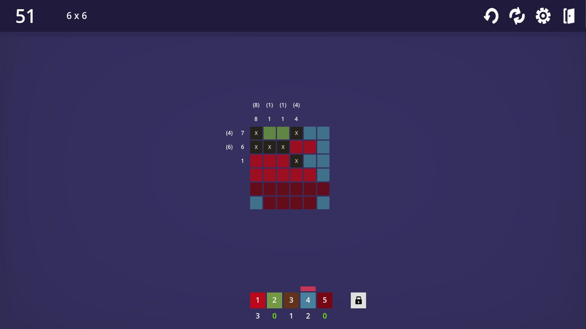 Math Pixels - Screenshot