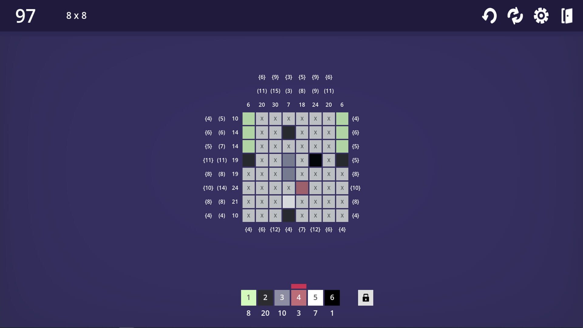 Math Pixels - Screenshot