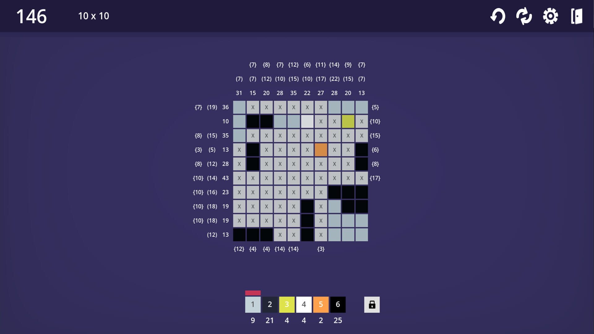 Math Pixels - Screenshot