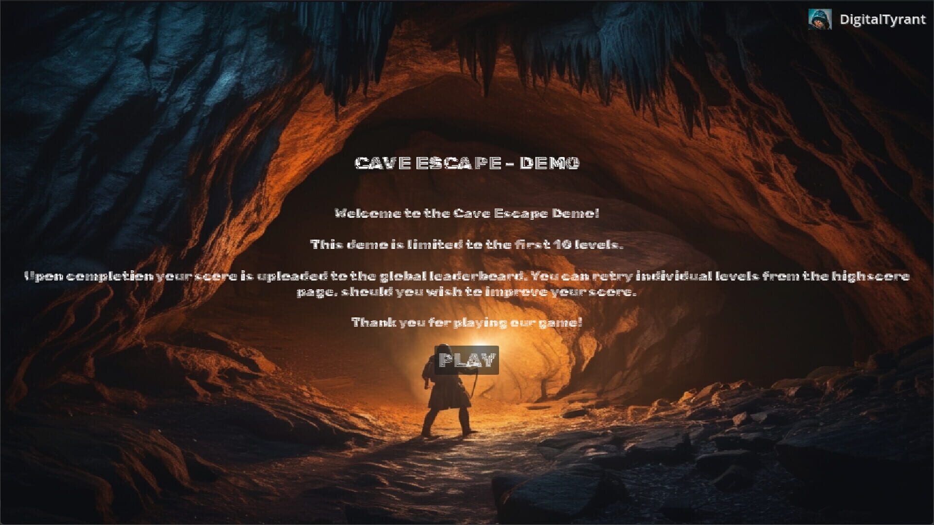 Cave Escape - Screenshot