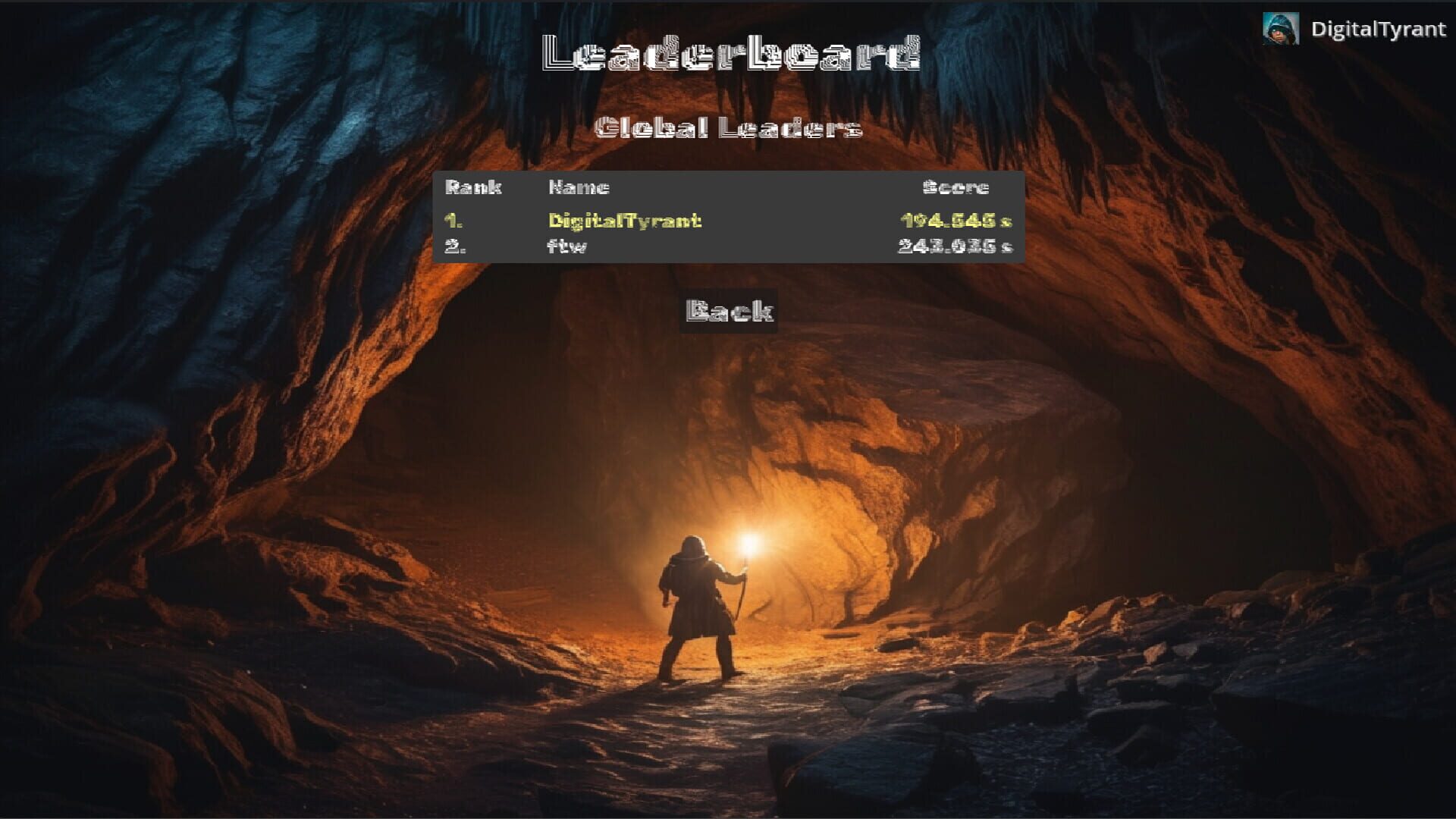 Cave Escape - Screenshot
