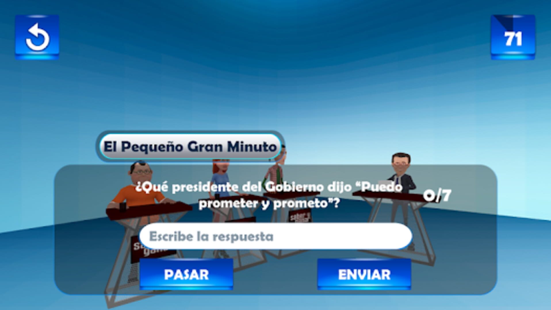 Saber y Ganar - Screenshot