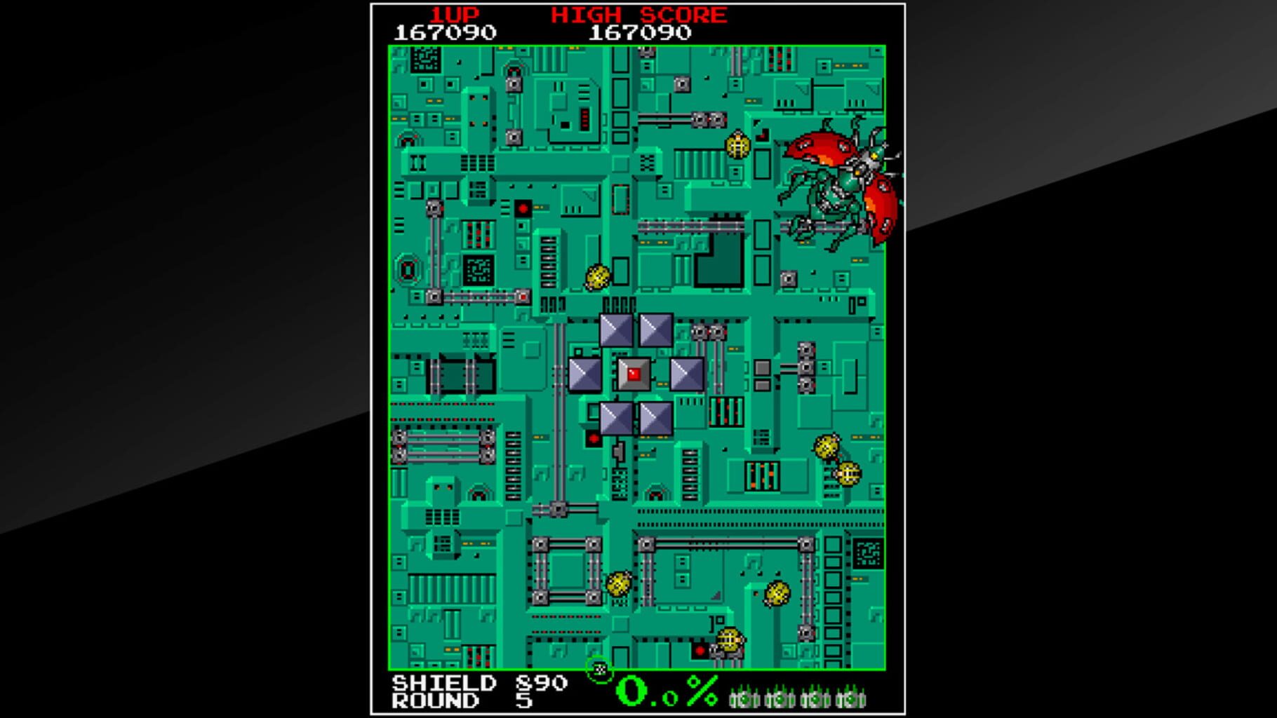 Arcade Archives: Volfied screenshot