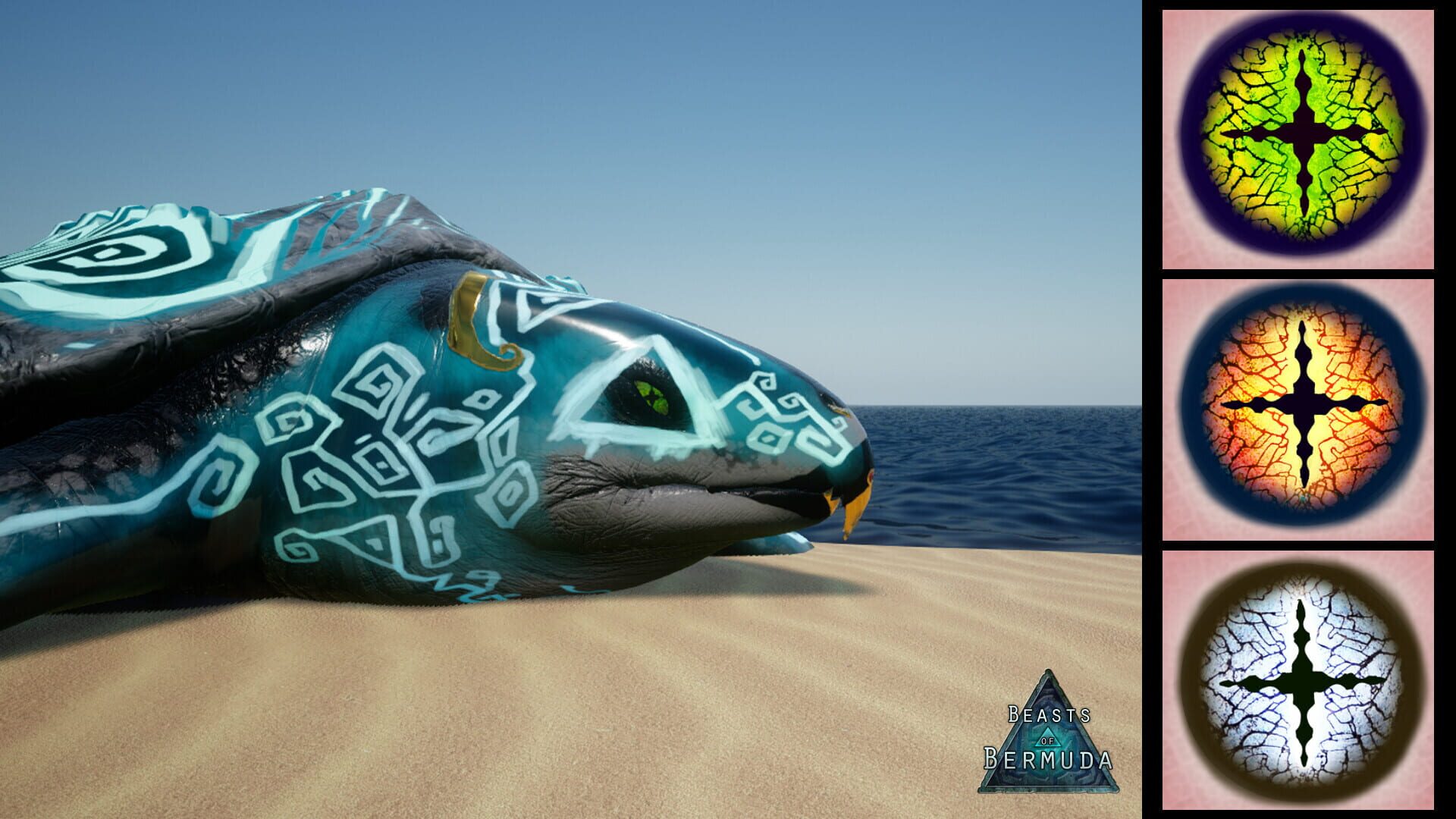 Beasts of Bermuda: Archelon Supporter Warpaint - Screenshot