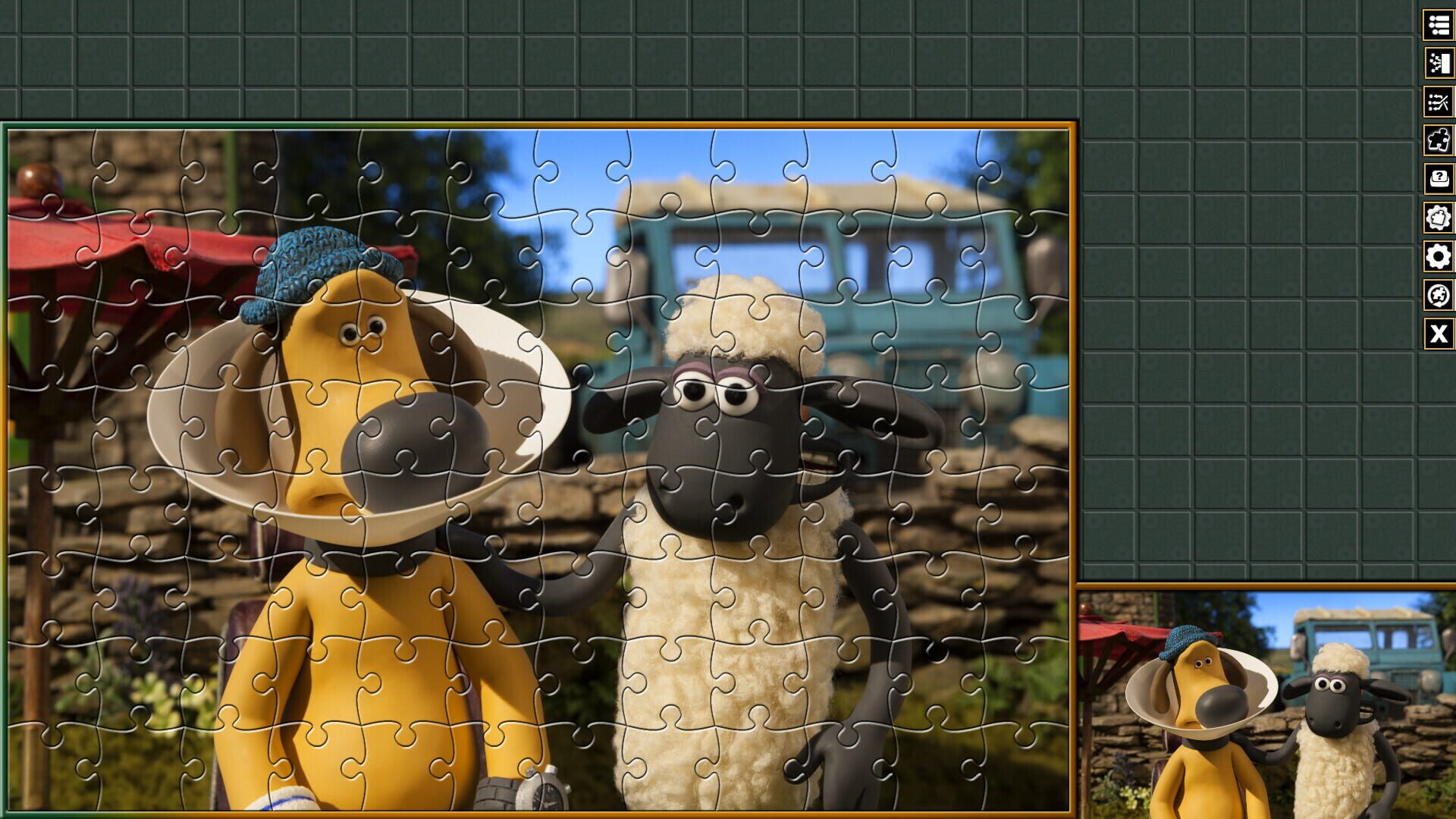 Pixel Puzzles Aardman Jigsaws: Shaun The Sheep - Screenshot