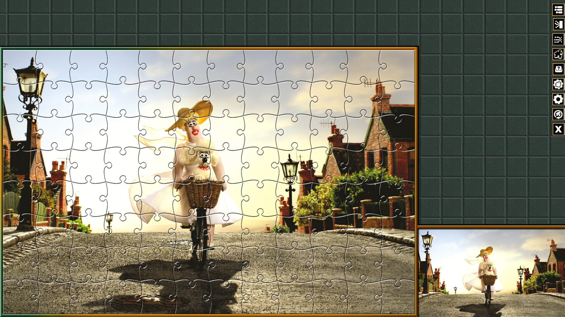 Pixel Puzzles Aardman Jigsaws: Wallace & Gromit - A Matter Of Loaf And Death - Screenshot