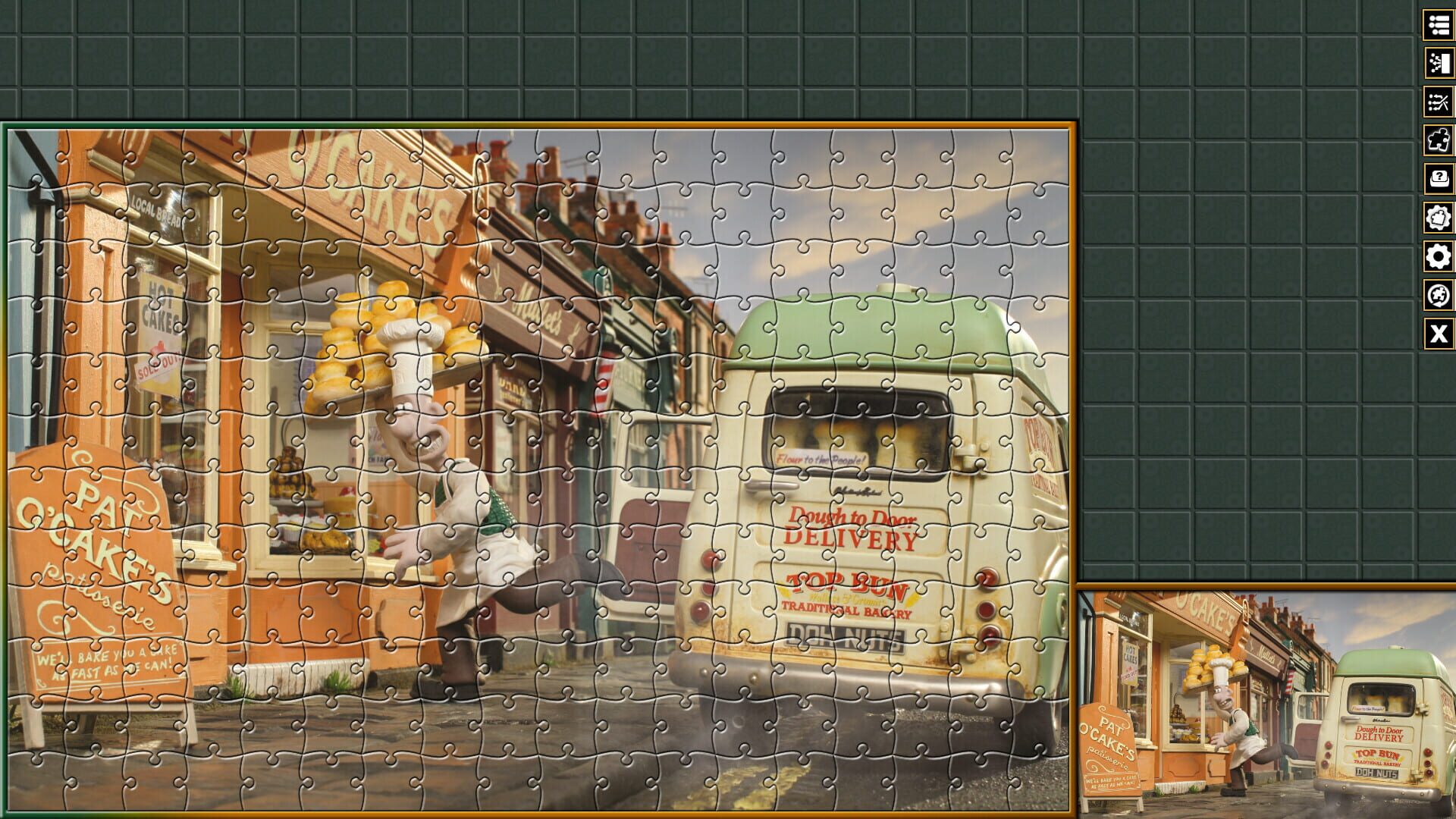 Pixel Puzzles Aardman Jigsaws: Wallace & Gromit - A Matter Of Loaf And Death - Screenshot