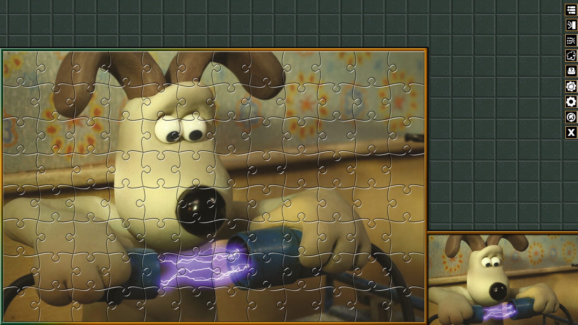 Pixel Puzzles Aardman Jigsaws: Wallace & Gromit - A Matter Of Loaf And Death - Screenshot