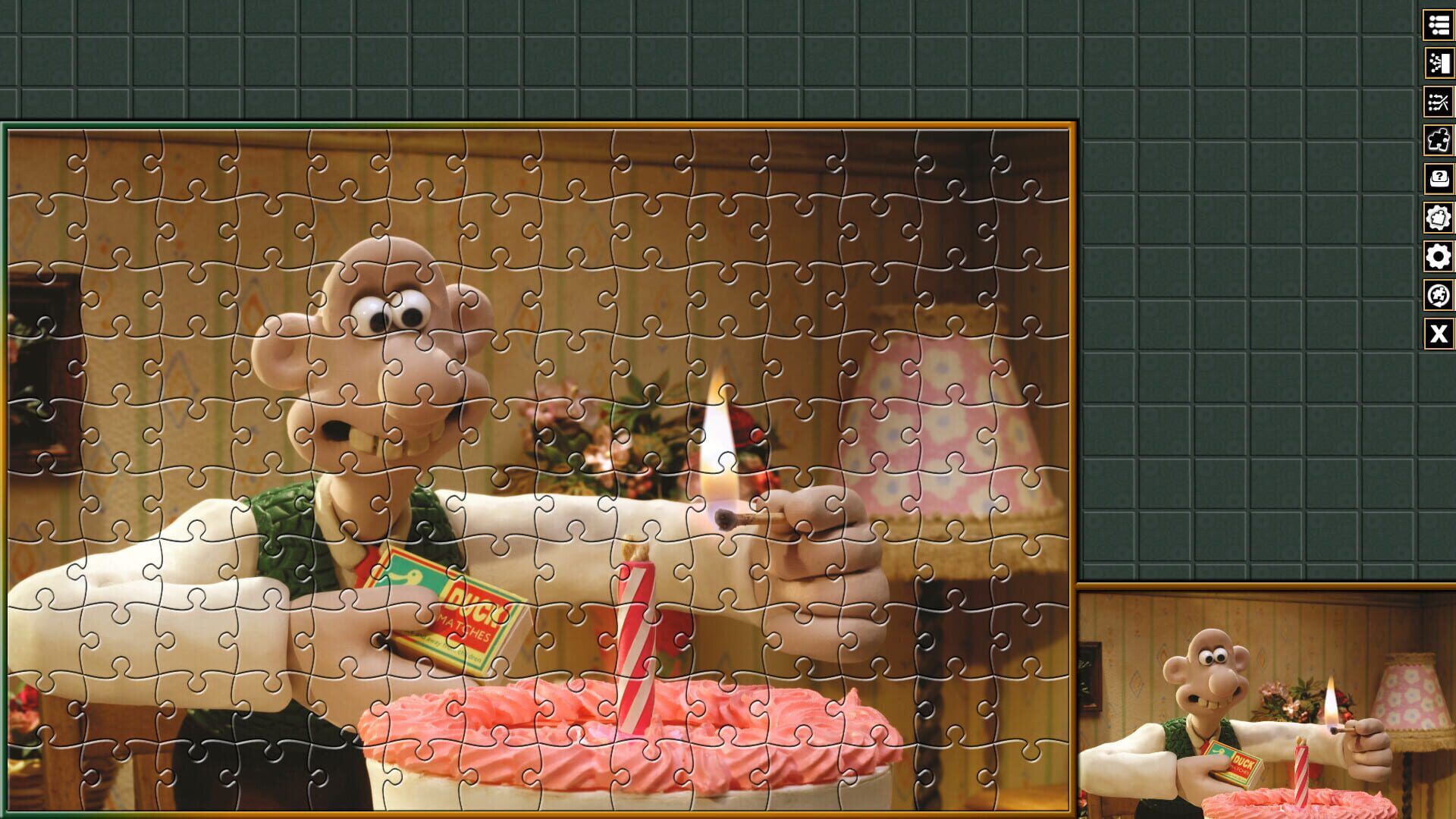 Pixel Puzzles Aardman Jigsaws: Wallace & Gromit - A Matter Of Loaf And Death - Screenshot