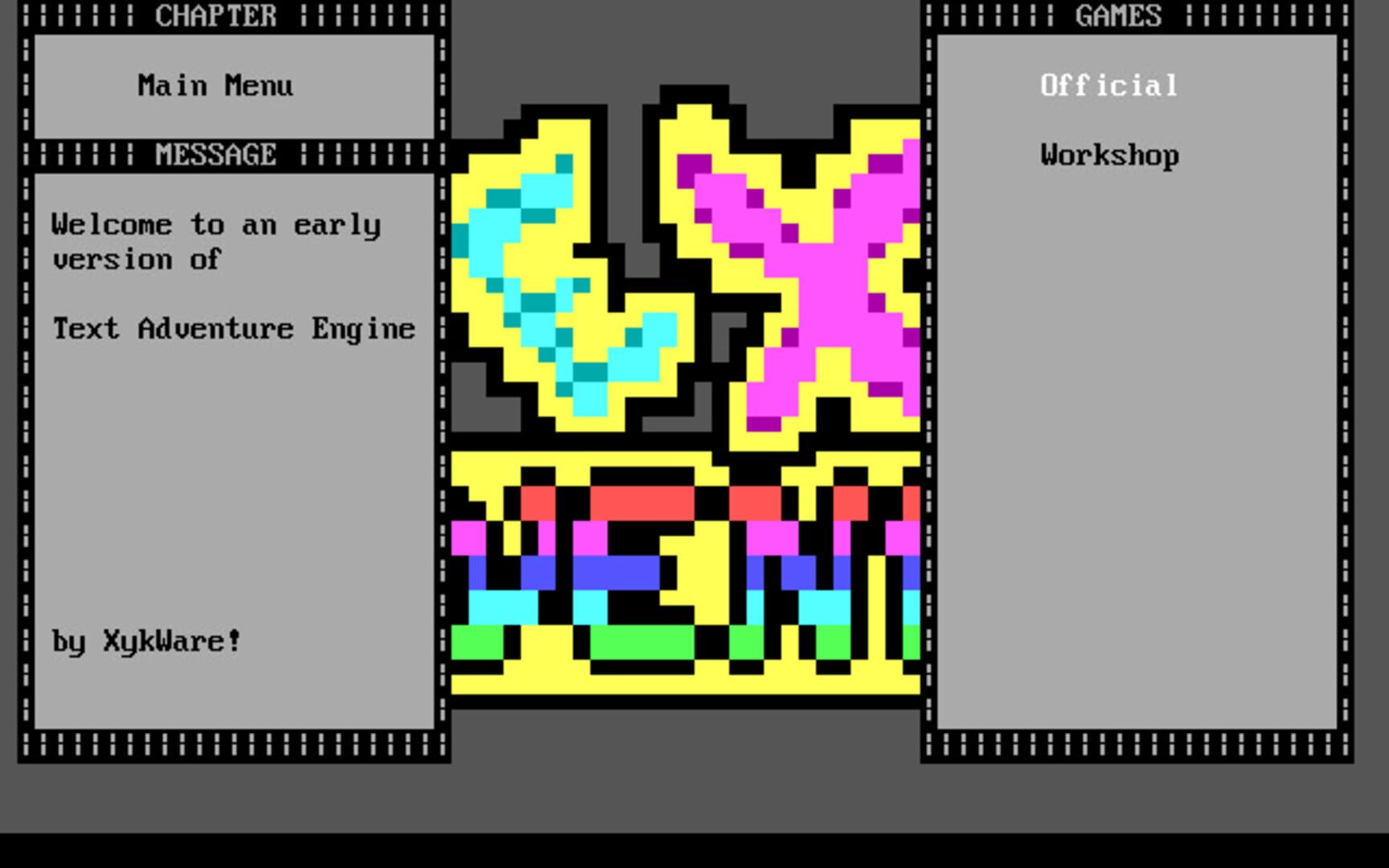 Text Adventure Engine - Screenshot