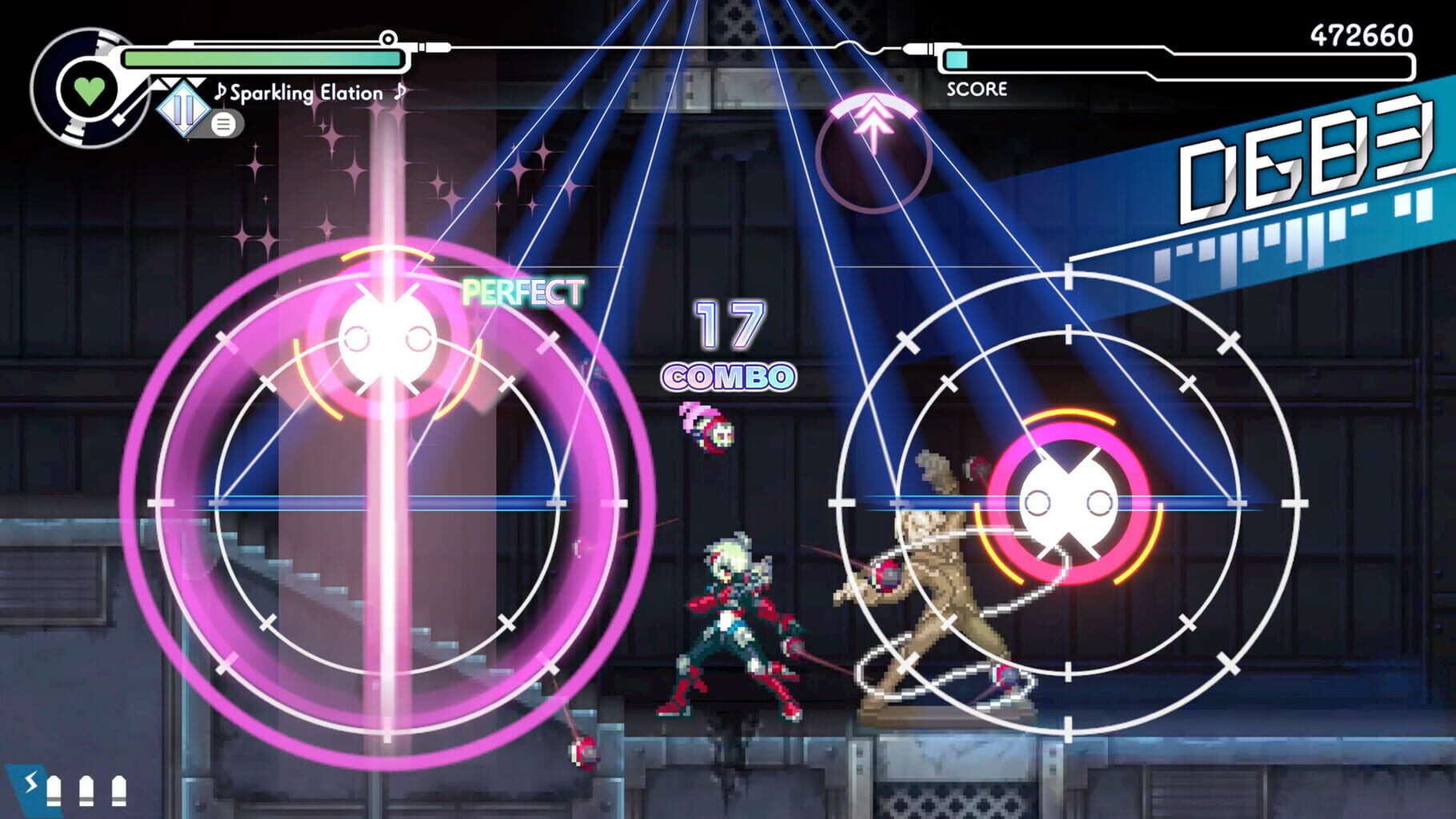 Captura de pantalla - Gunvolt Records Cychronicle: Song Pack 7