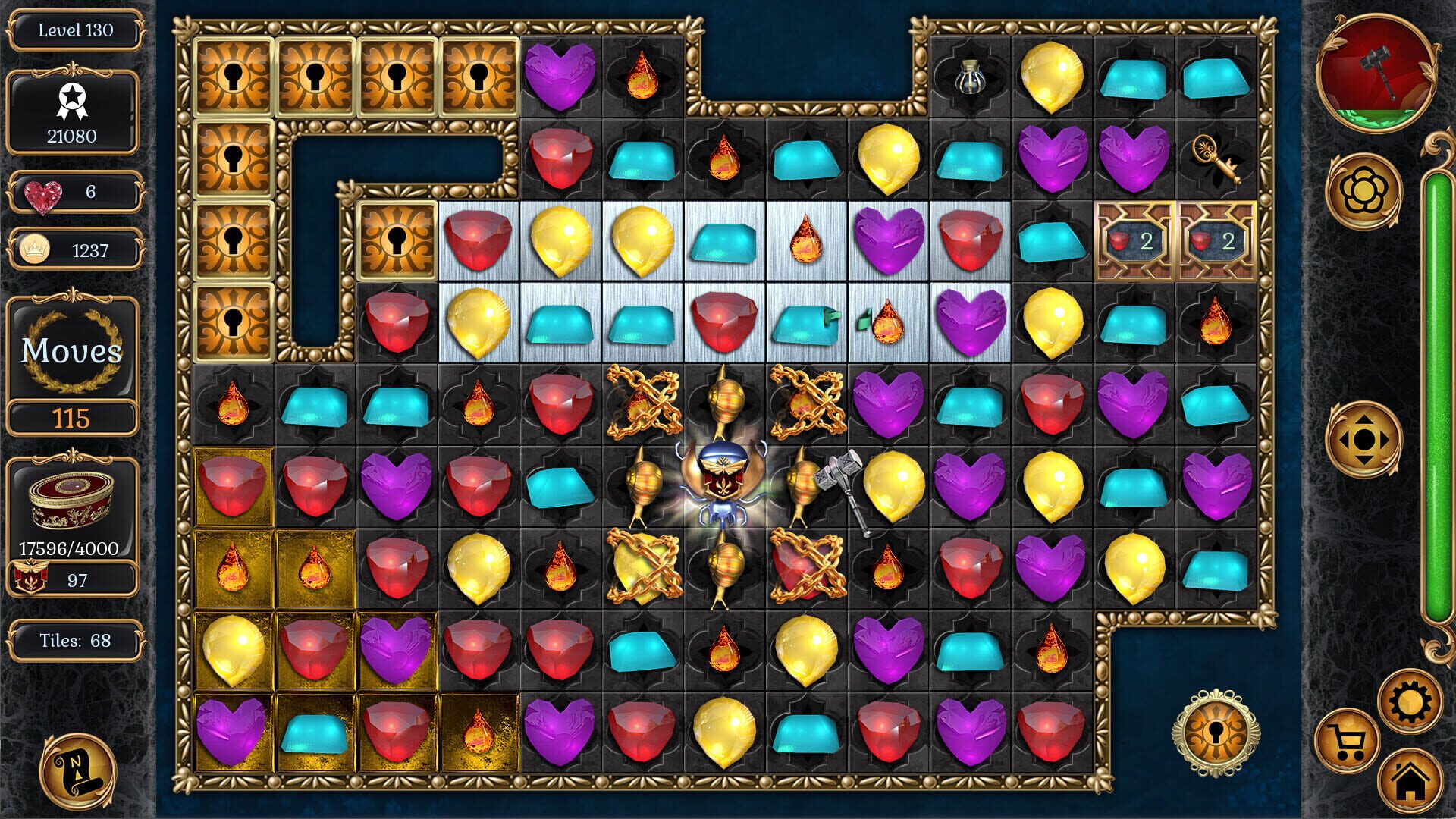 Jewel Match Origins 3: Camelot Castle - Collector's Edition - Screenshot
