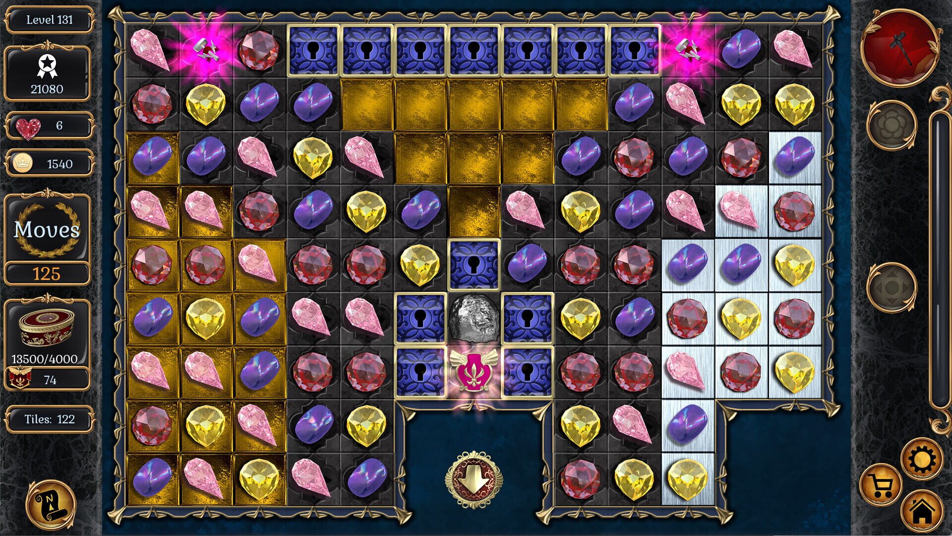 Jewel Match Origins 3: Camelot Castle - Collector's Edition - Screenshot