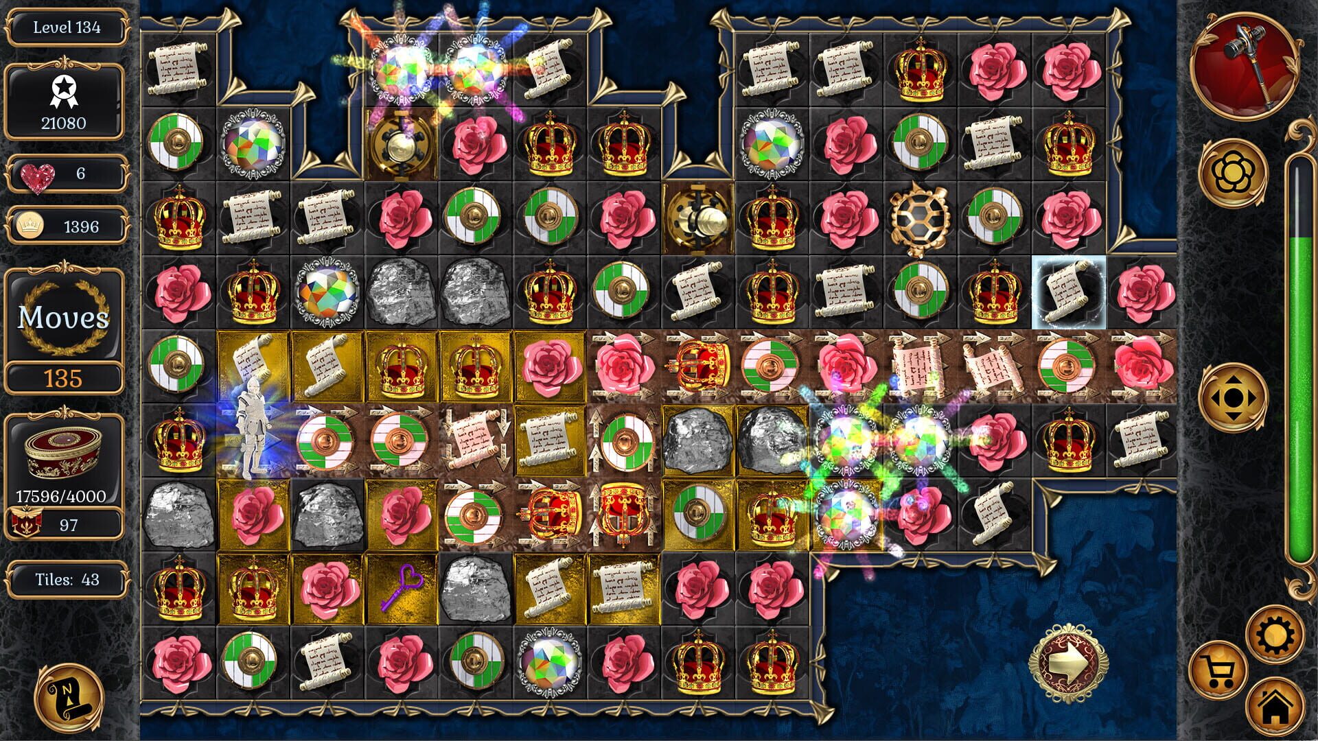 Jewel Match Origins 3: Camelot Castle - Collector's Edition - Screenshot
