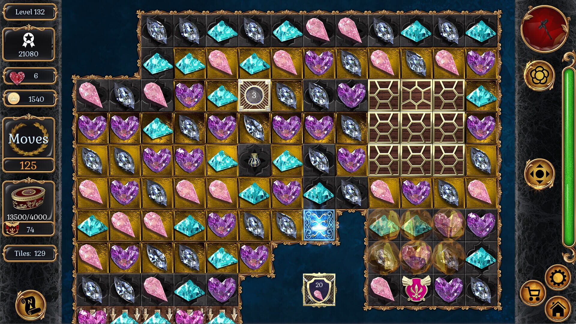 Jewel Match Origins 3: Camelot Castle - Collector's Edition - Screenshot