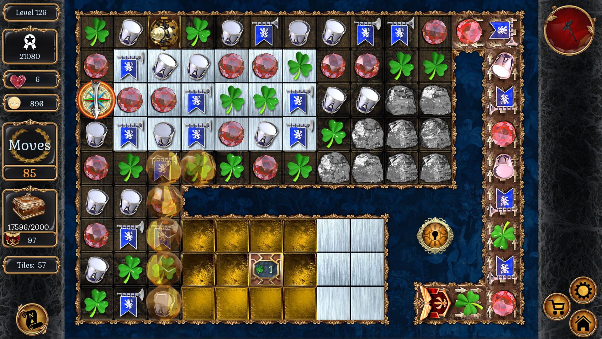 Jewel Match Origins 3: Camelot Castle - Collector's Edition - Screenshot