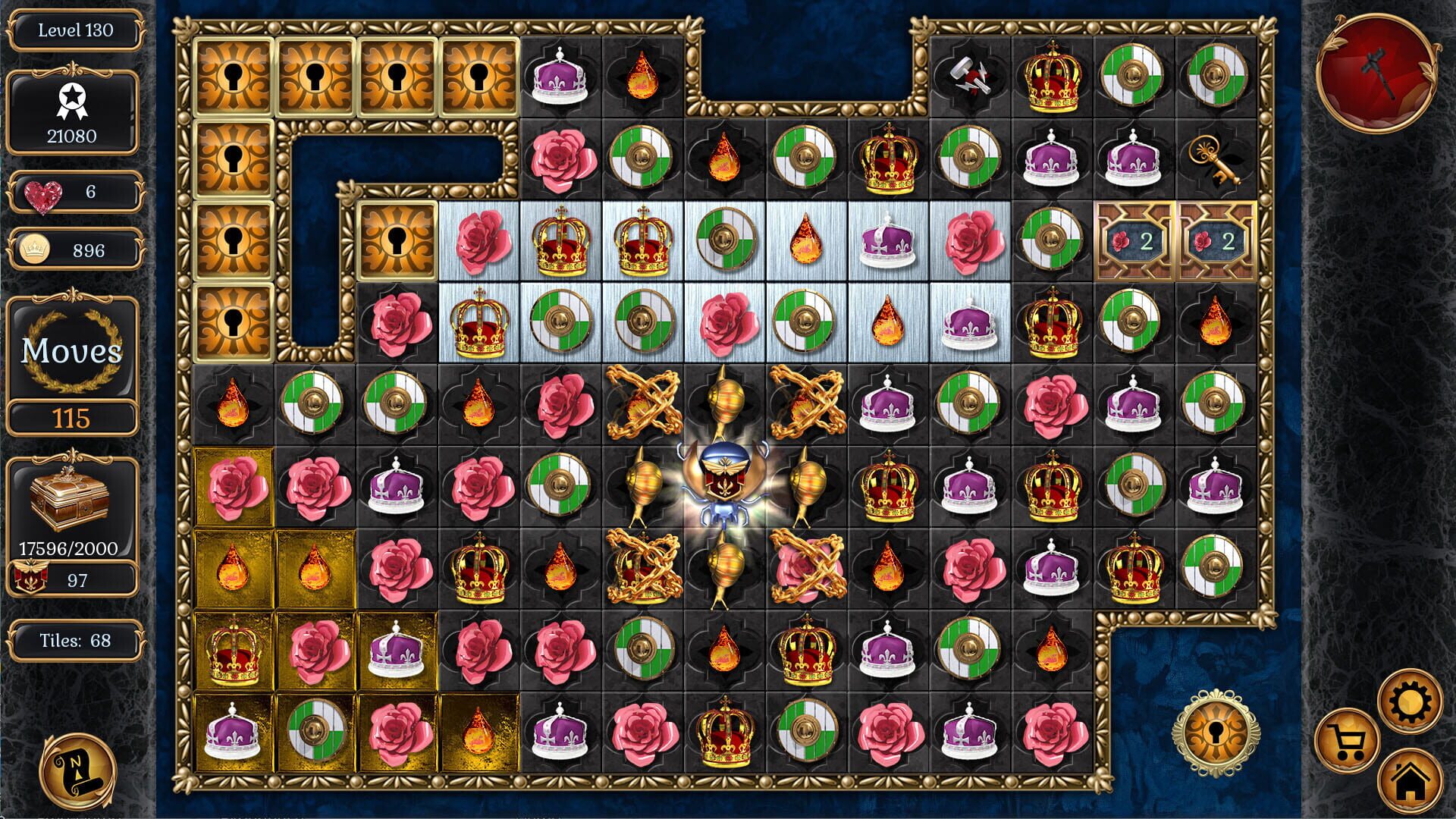 Jewel Match Origins 3: Camelot Castle - Collector's Edition - Screenshot