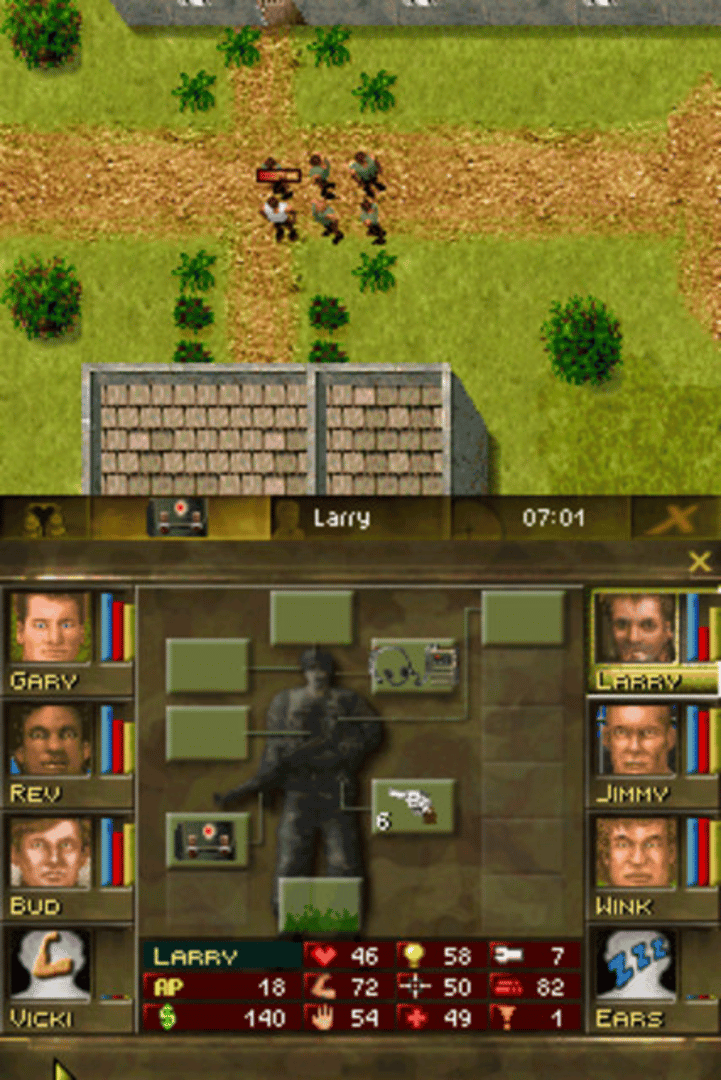 Jagged Alliance DS screenshot